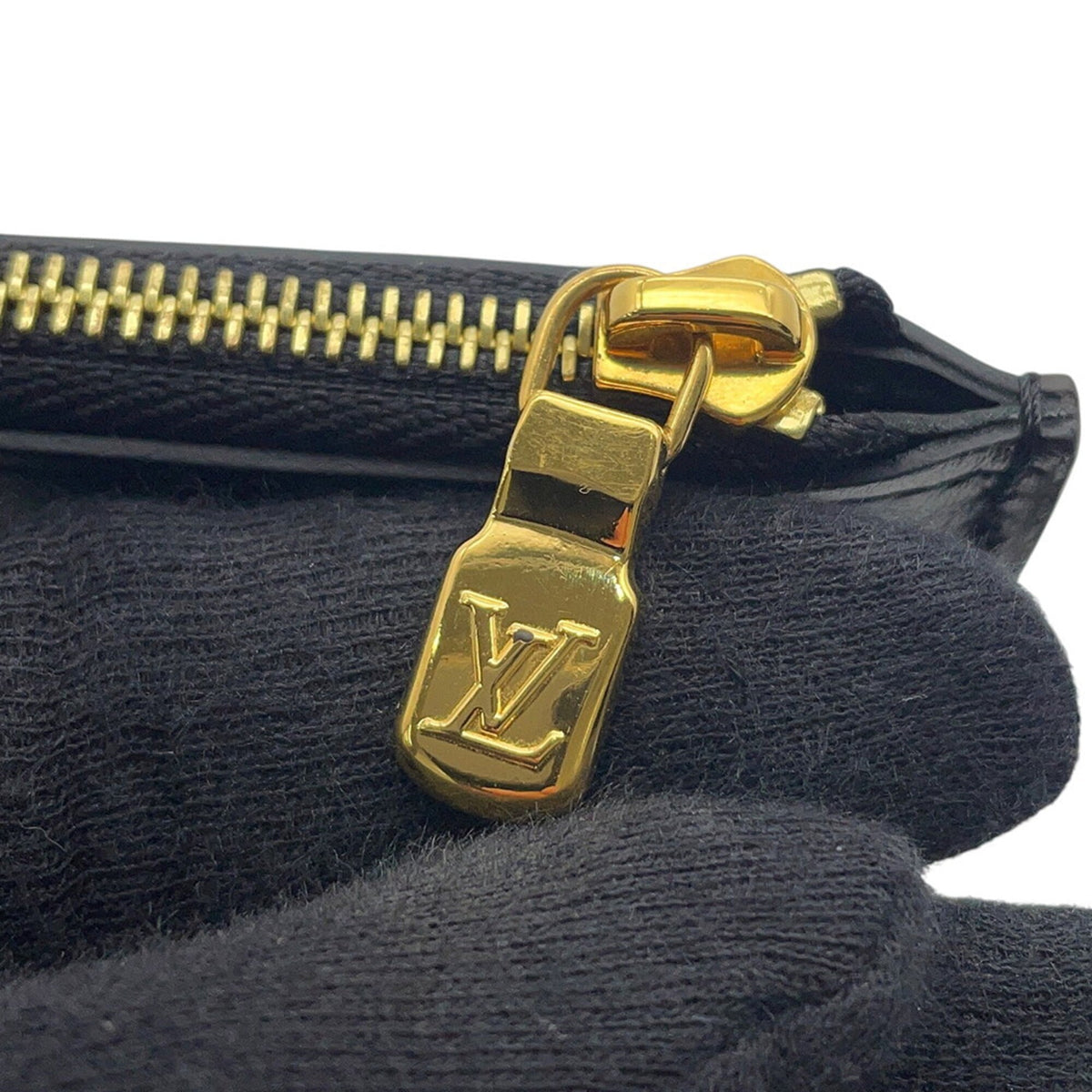 Louis Vuitton Monogram Reverse Black Noir Monogram Reverse Coin Purse/Coin Case (Pre-Owned)