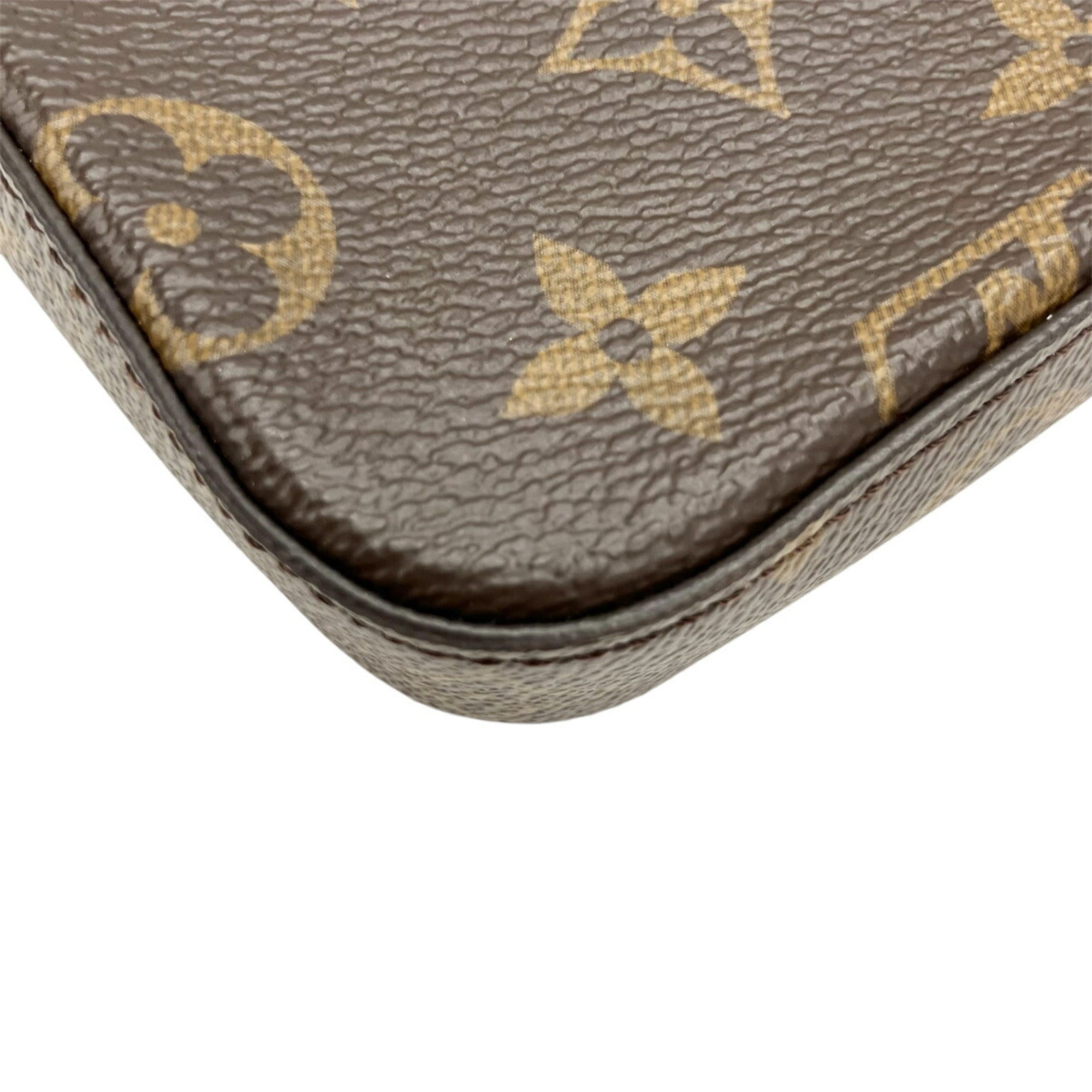 Louis Vuitton Brown Monogram Pochette Shoulder Bag (Pre-Owned)