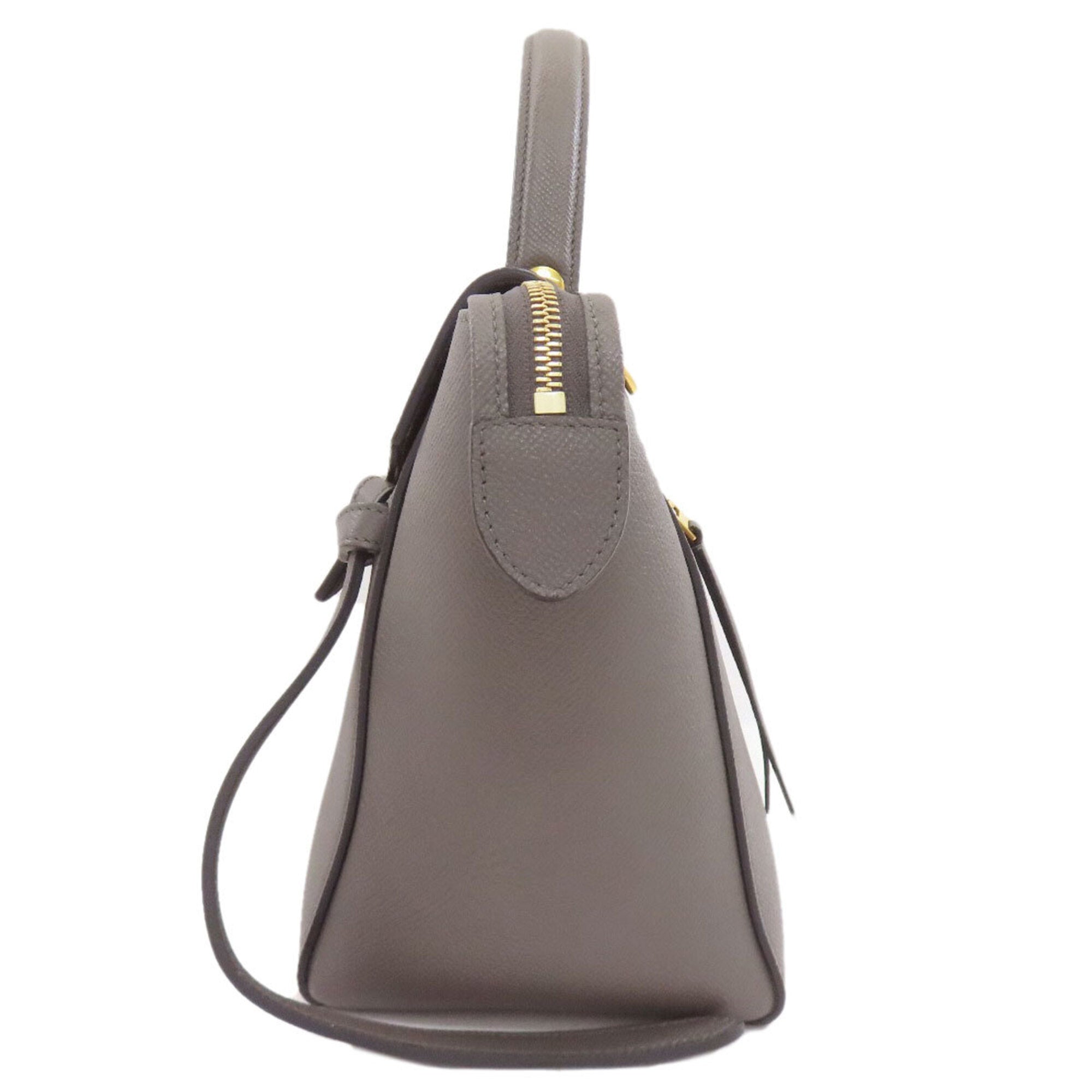 Celine Gray Leather Handbag (Pre-Owned)