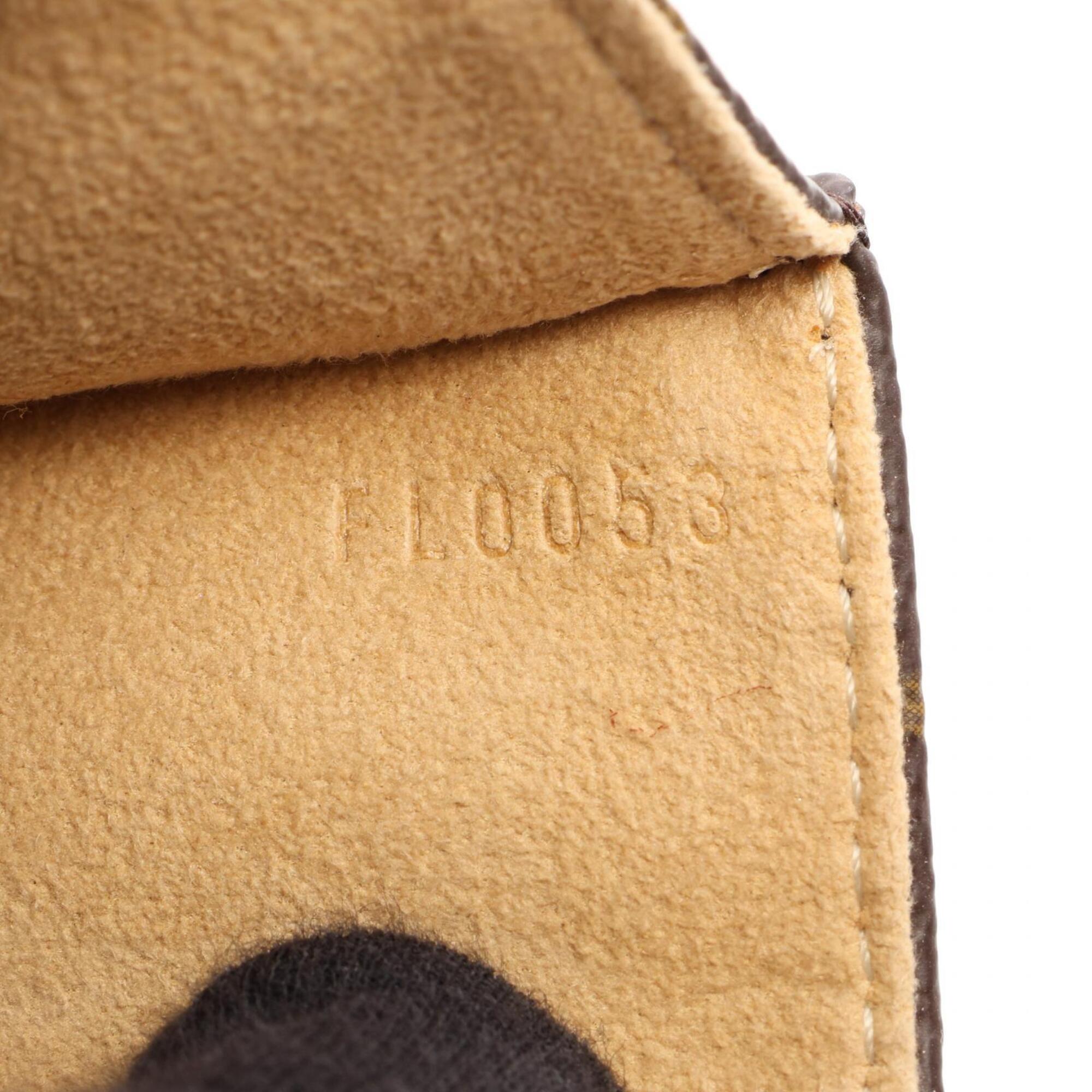 Louis Vuitton Monogram Brown Coated Canvas Leather Fanny Pack (Pre-Owned)