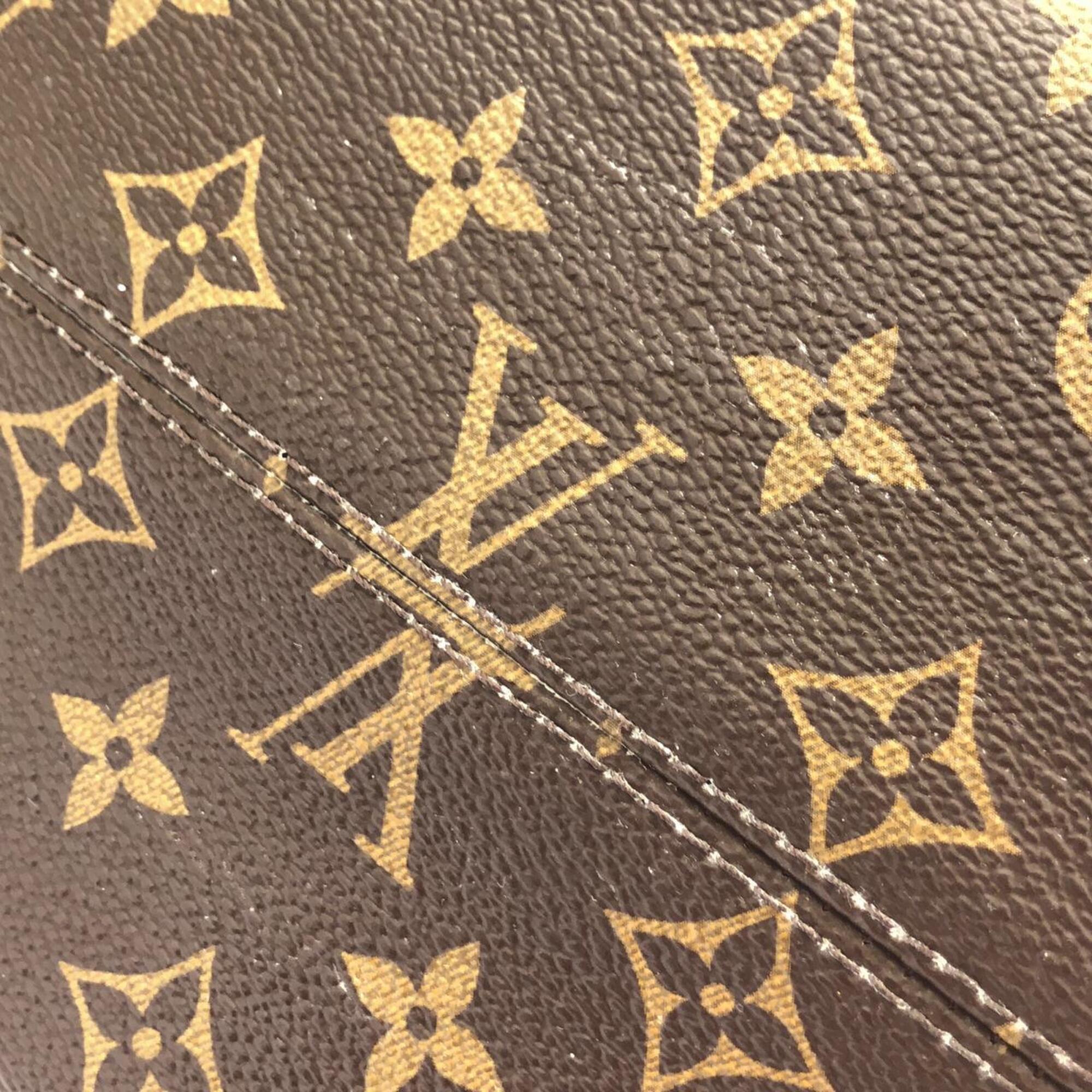 Louis Vuitton Brown Coated Canvas Handbag (Pre-Owned)
