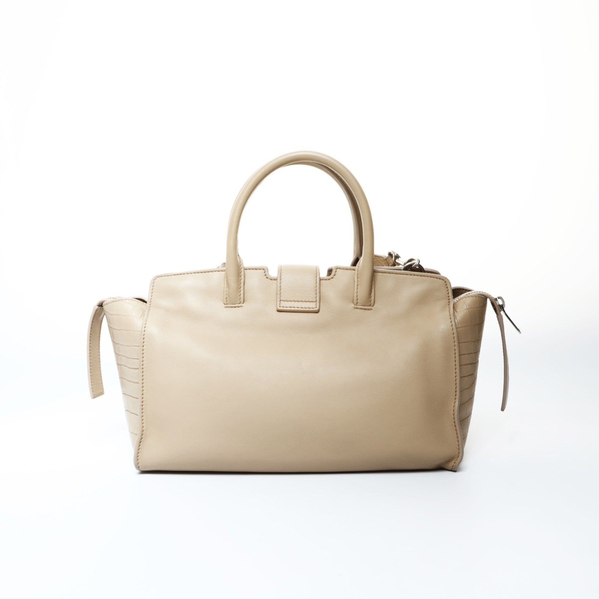 Yves Saint Laurent Beige Handbag (Pre-Owned)