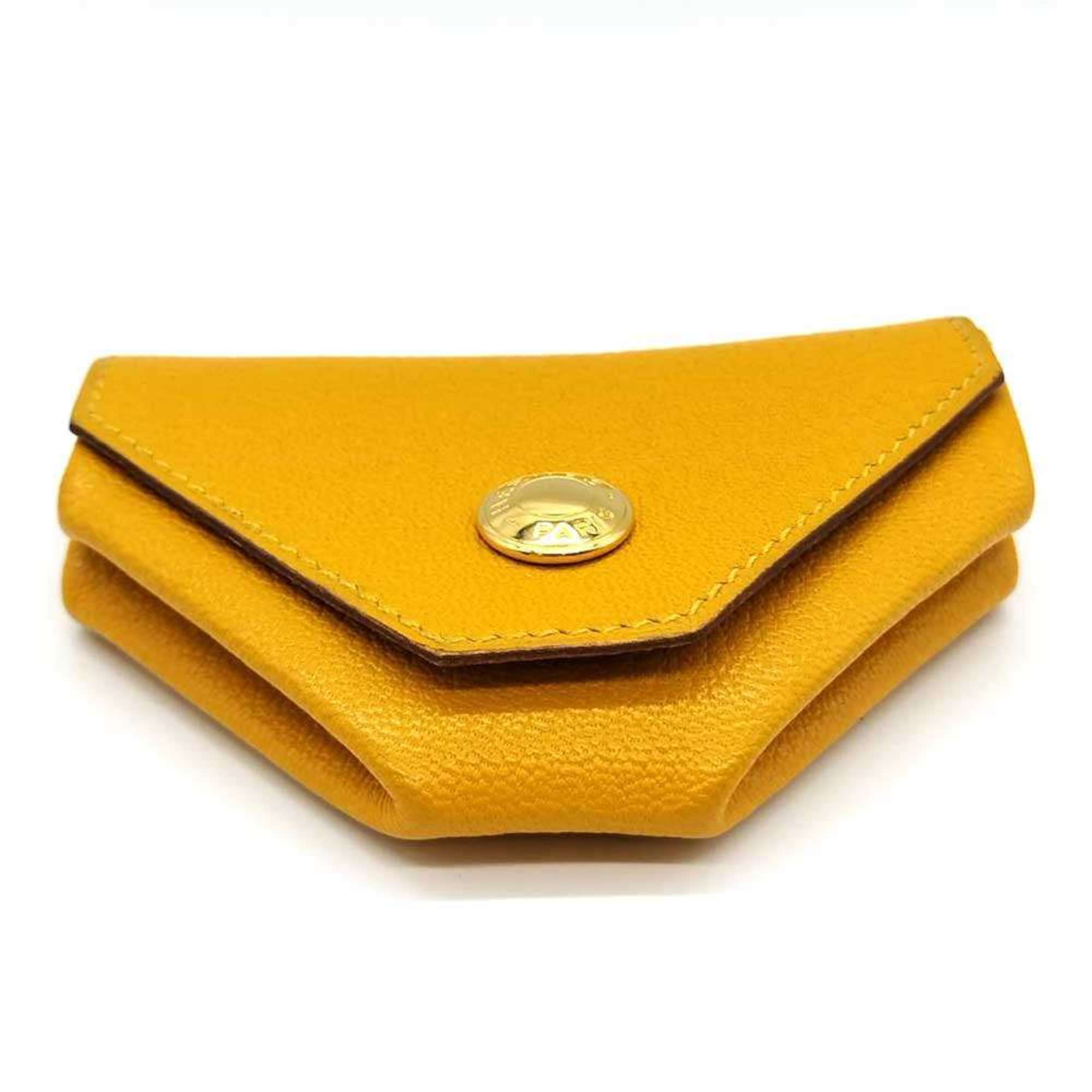 Hermes Chevre Leather Coin Purse/Coin Case (Pre-Owned)