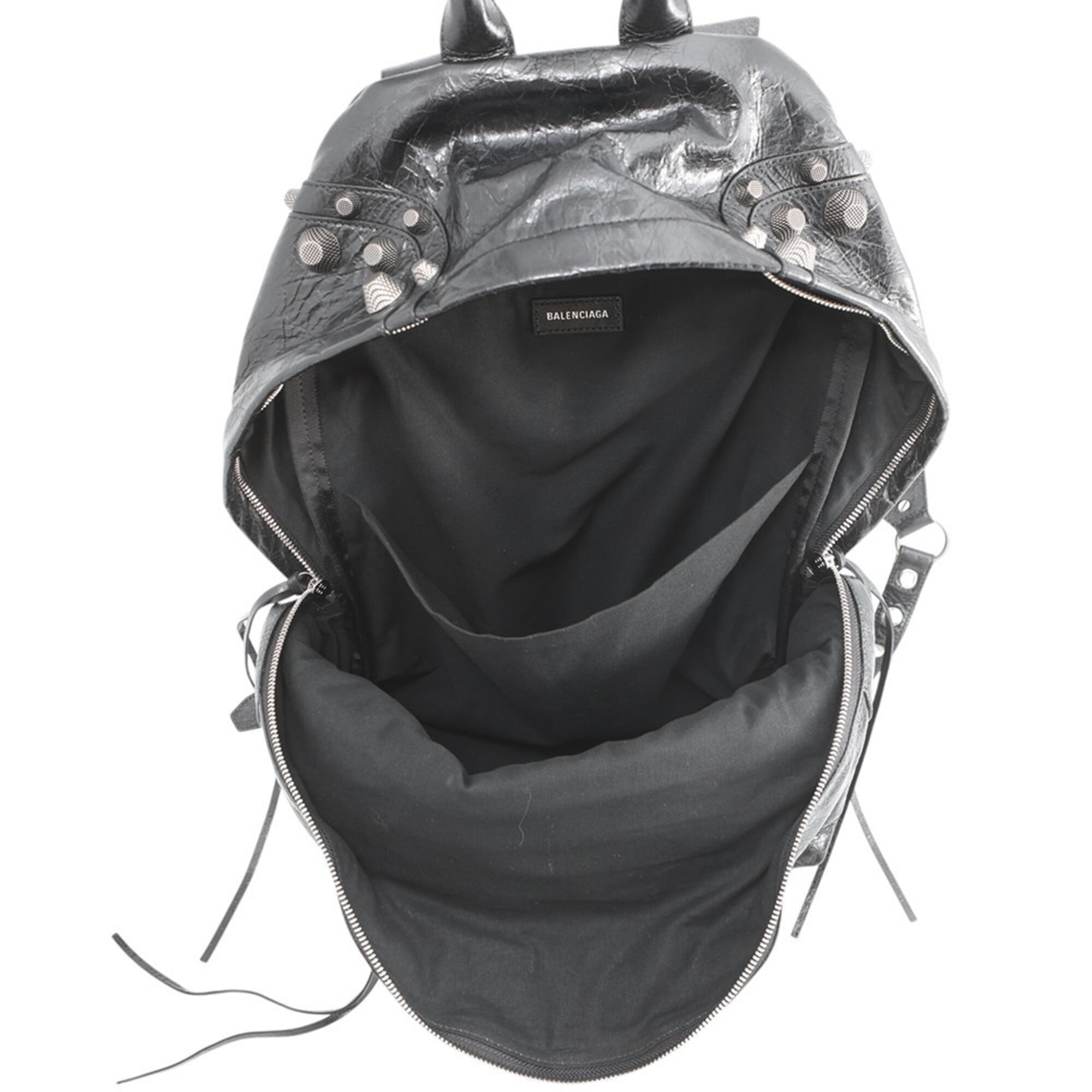 Balenciaga Black Leather Backpack (Pre-Owned)