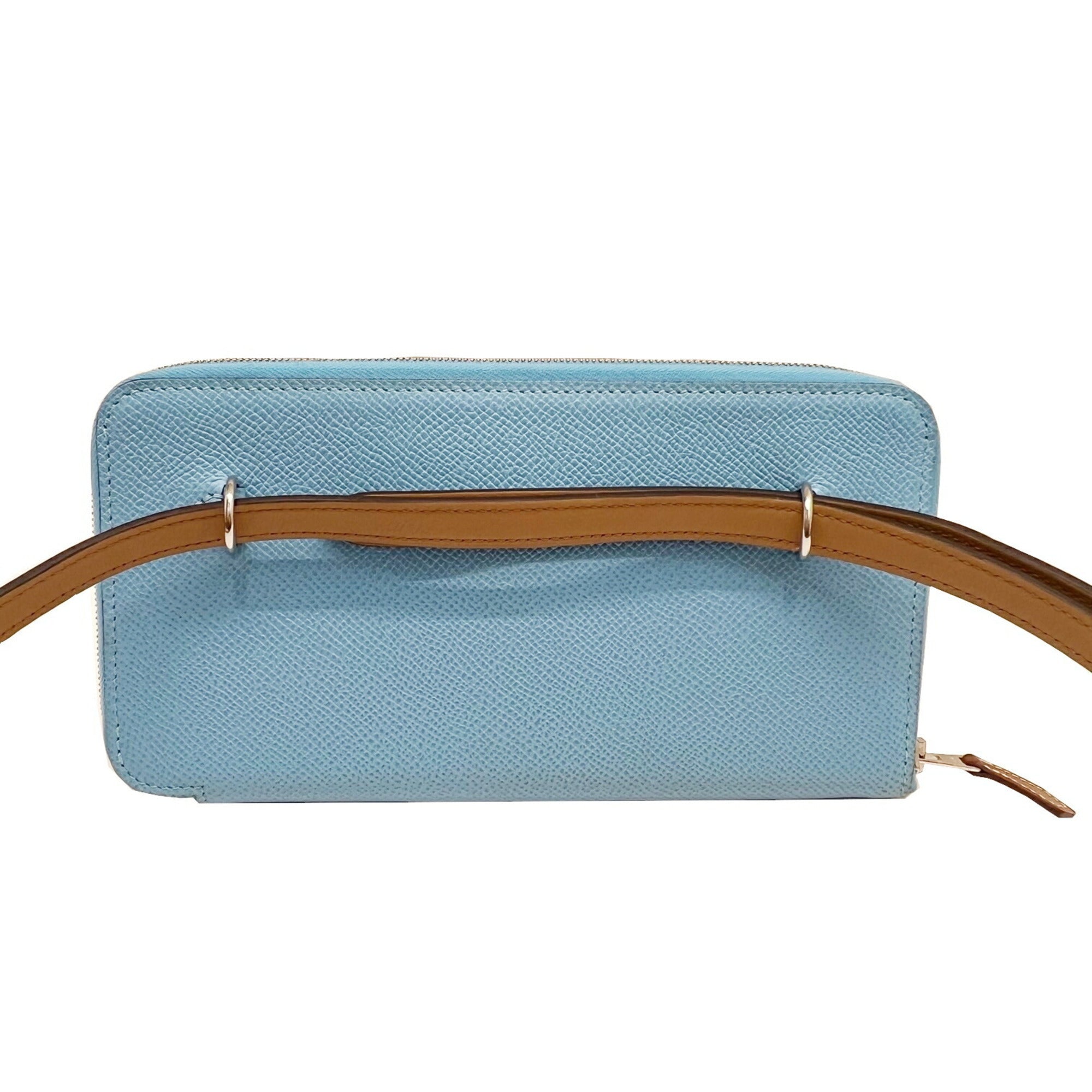 Hermes Celeste Mint Green Epsom Leather Swift Leather Fanny Pack Shoulder Bag (Pre-Owned)