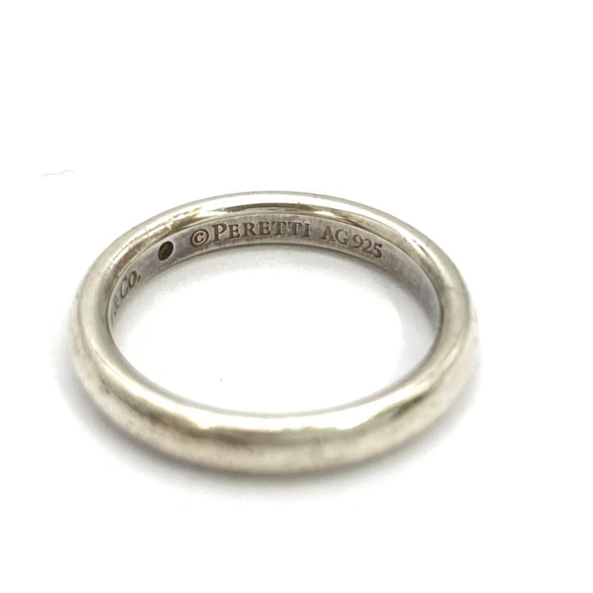 Tiffany Silver Silver 925 Band Ring (Pre-Owned)