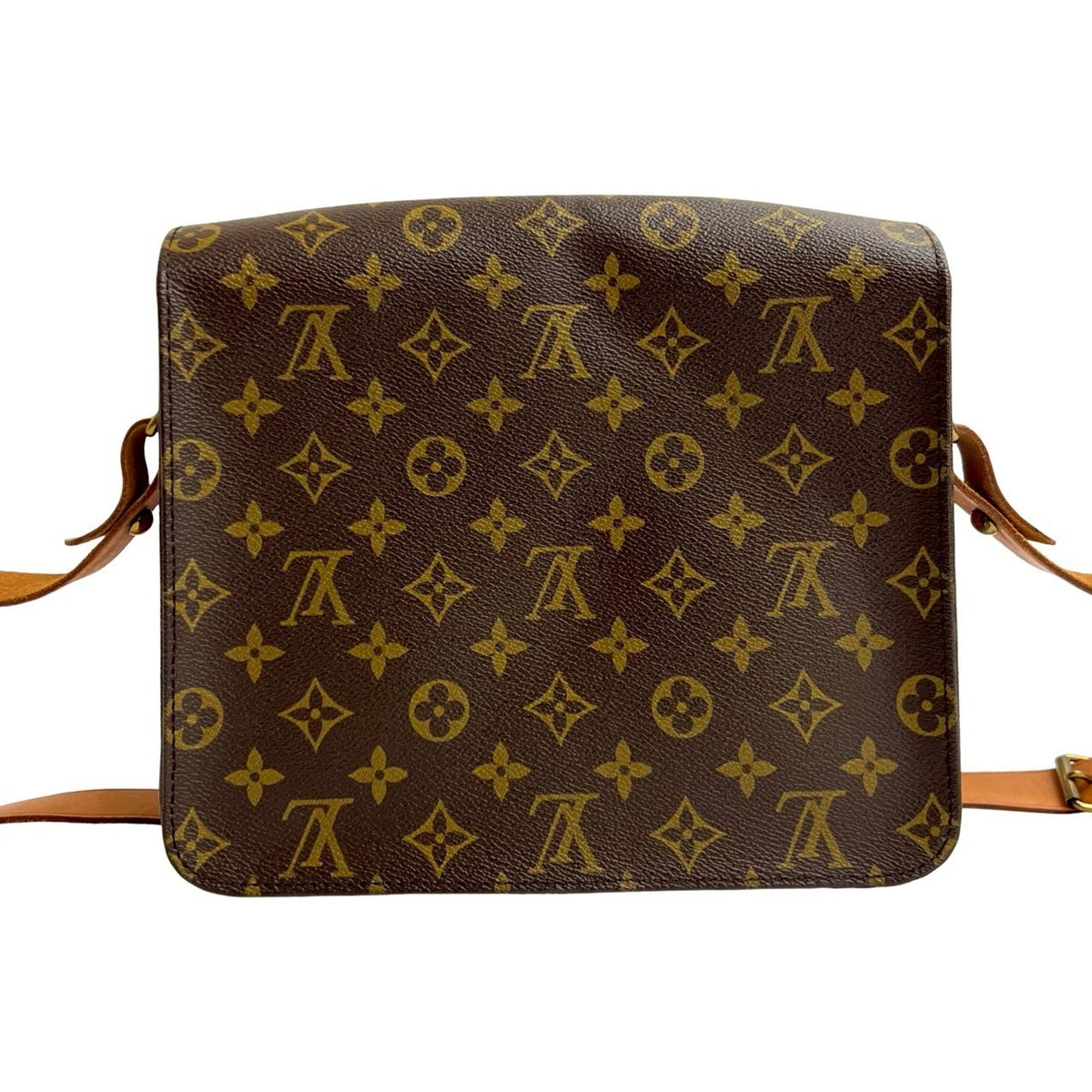 Louis Vuitton Brown Leather Pvc Pochette Shoulder Bag (Pre-Owned)