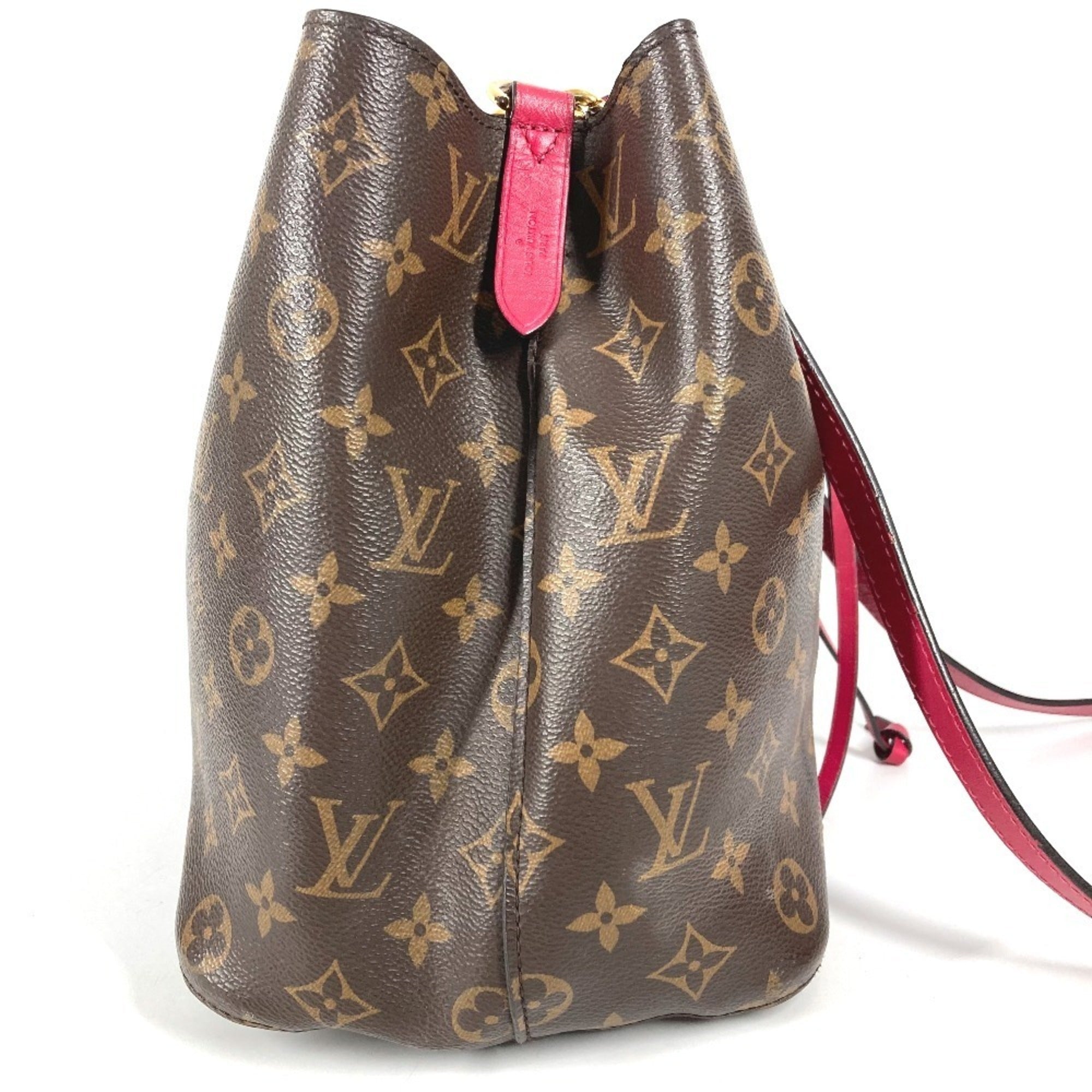 Louis Vuitton Brown Pink Monogram Shoulder Bag (Pre-Owned)