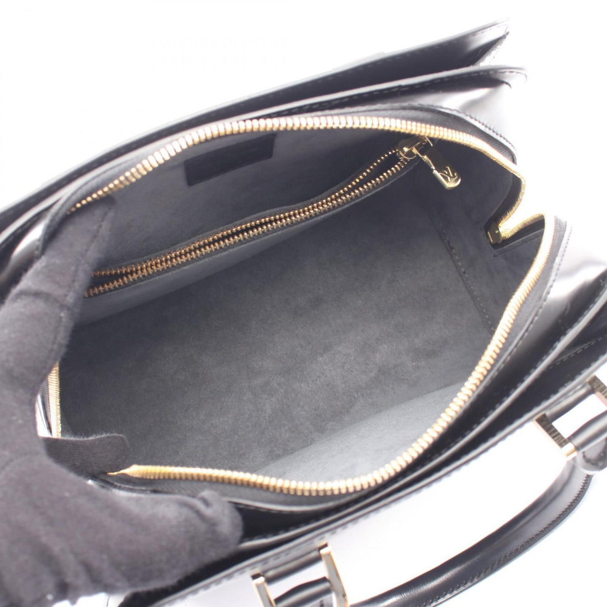 Louis Vuitton Epi Black Noir Leather Handbag (Pre-Owned)