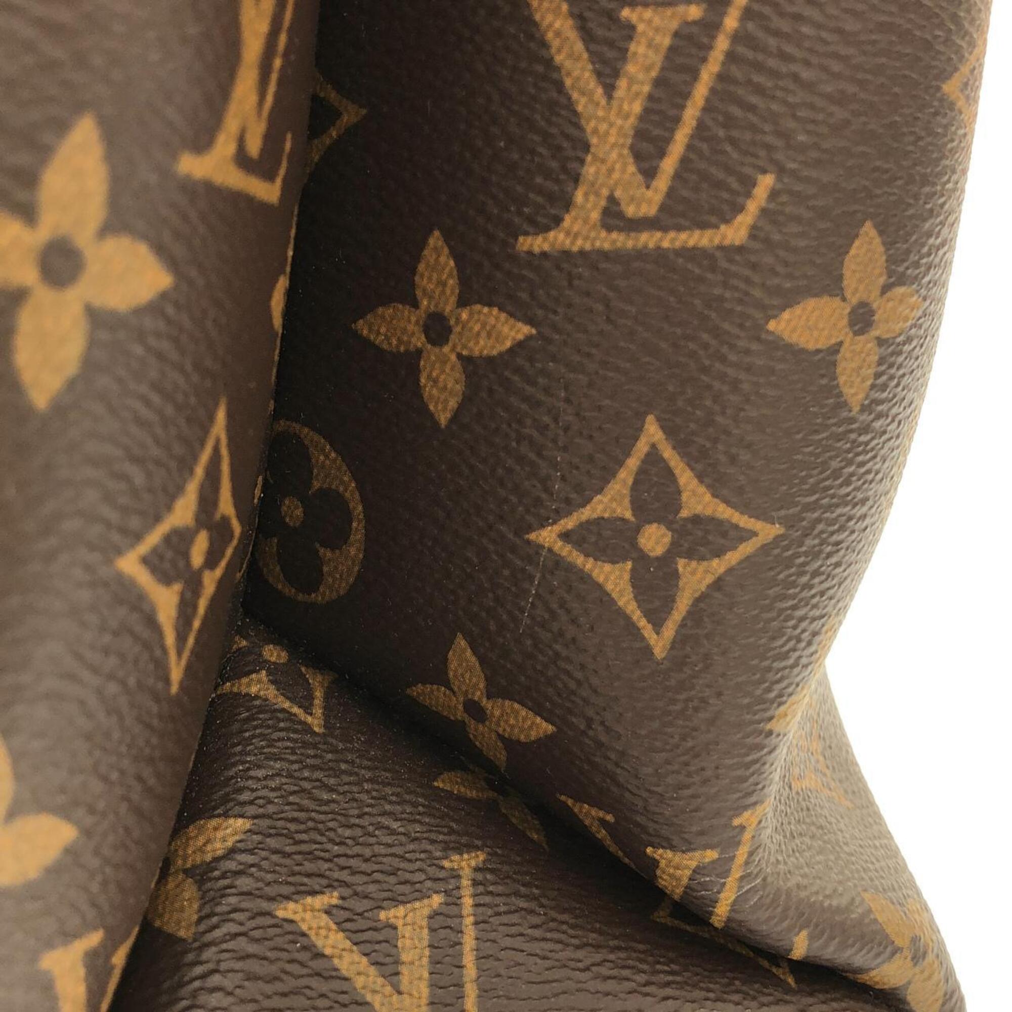 Louis Vuitton Black Marron Coated Canvas Handbag (Pre-Owned)