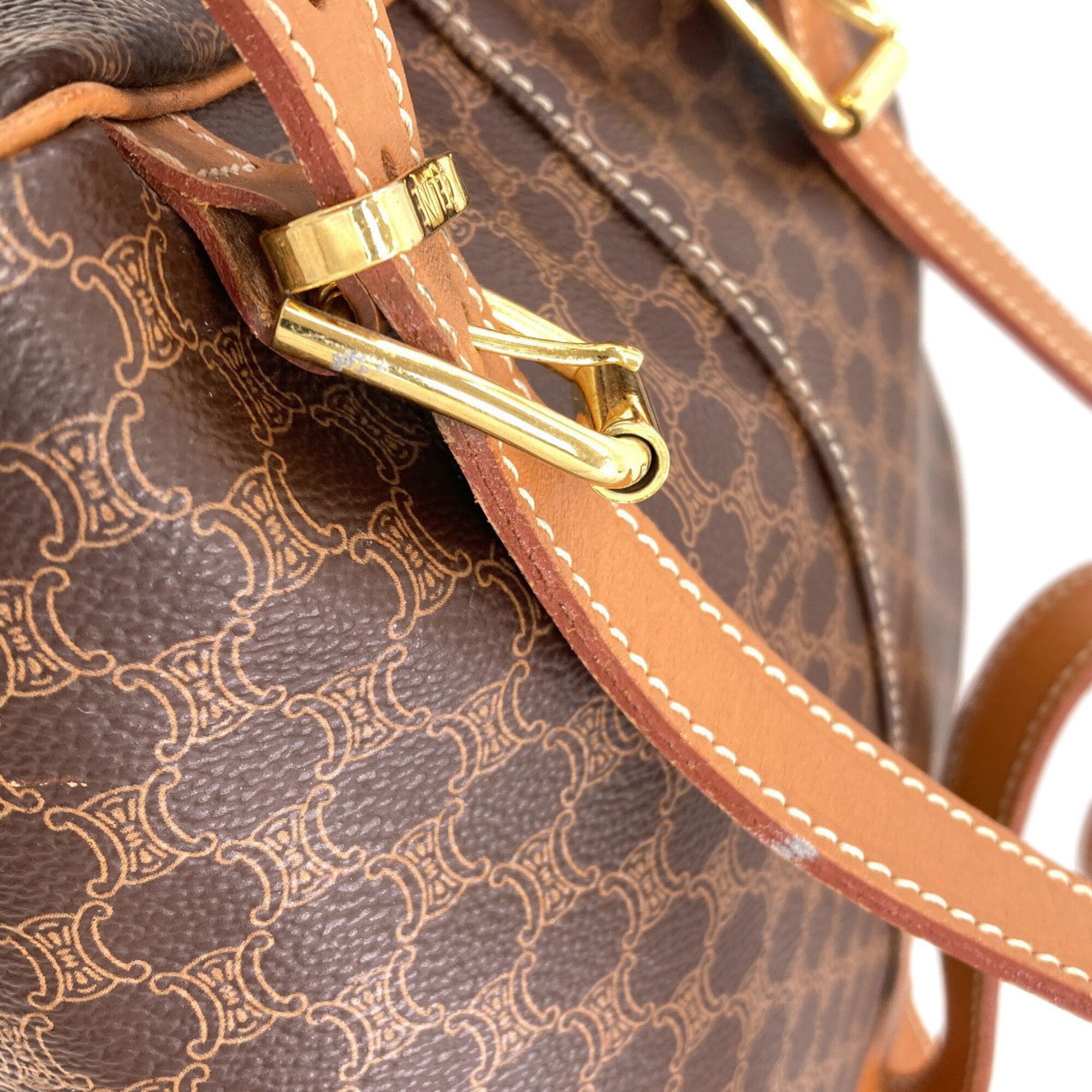 Celine Brown Pvc Backpack (Pre-Owned)