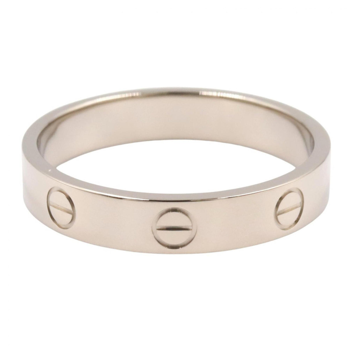 Cartier Silver White Gold (18K) Band Ring (Pre-Owned)
