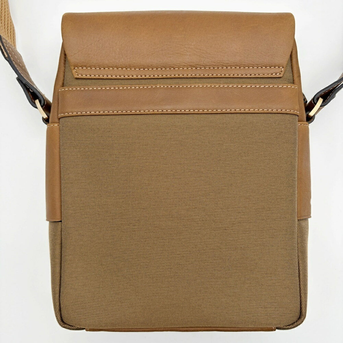 Dunhill Beige Brown Canvas Leather Crossbody Bag Shoulder Bag (Pre-Owned)