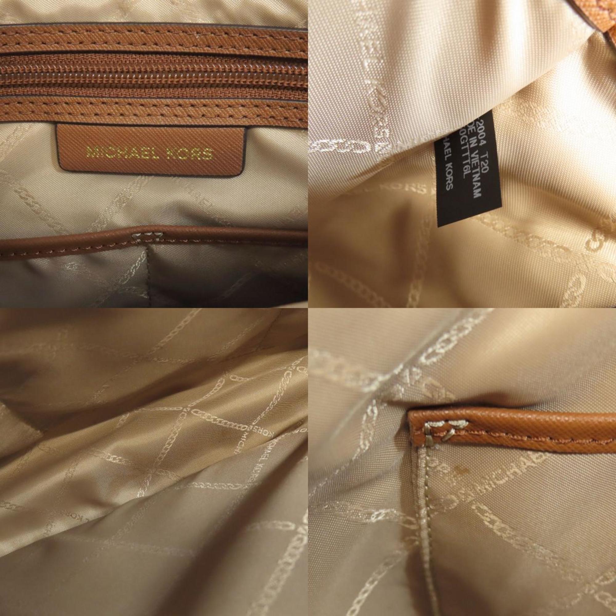 Michael Kors Brown Pvc Tote Bag (Pre-Owned)