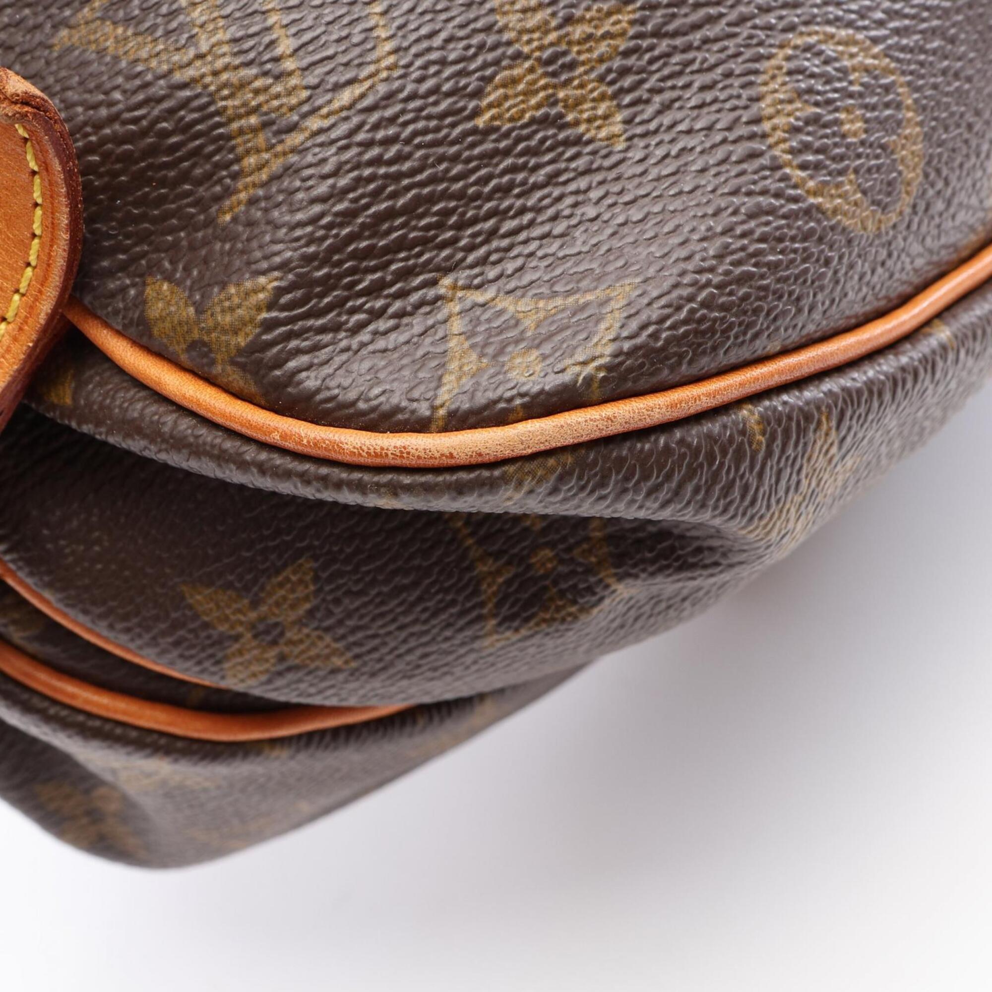 Louis Vuitton Brown Coated Canvas Pvc Monogram Leather Handbag Shoulder Bag (Pre-Owned)