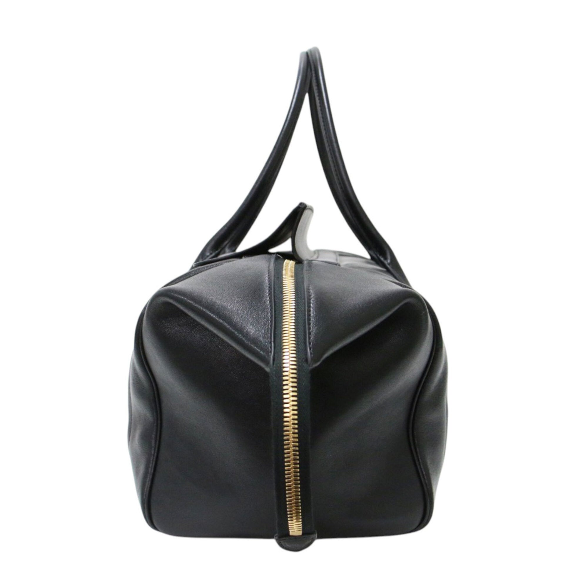 Celine Black Leather Suede Tote Bag (Pre-Owned)