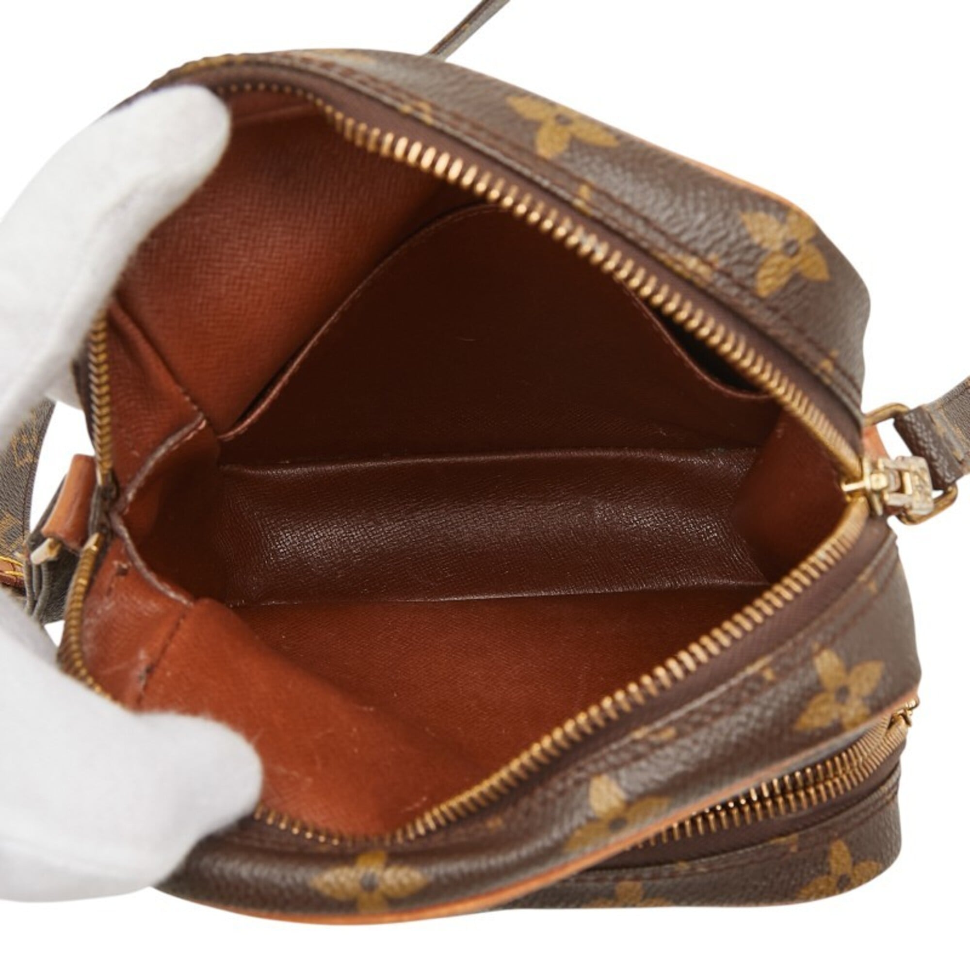 Louis Vuitton Brown Pvc Leather Shoulder Bag (Pre-Owned)