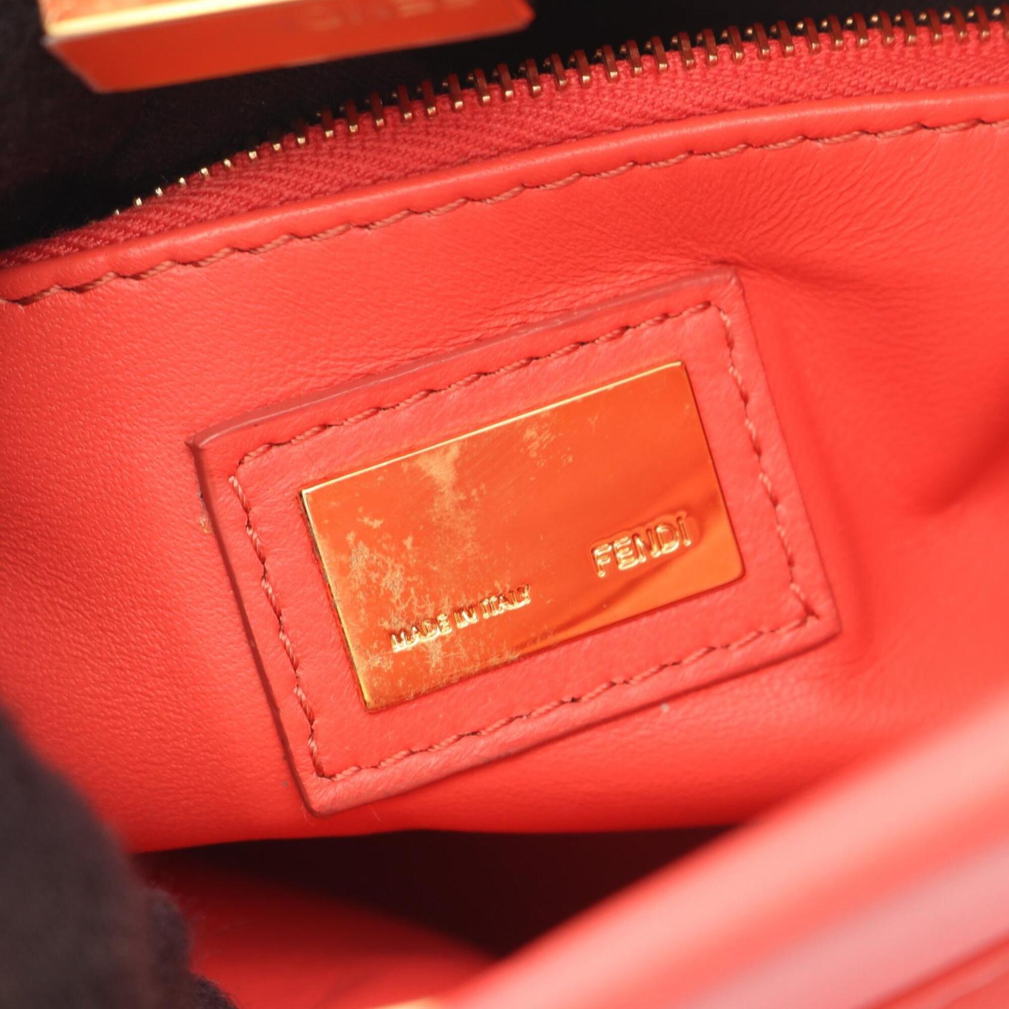 Fendi Pink Leather Handbag (Pre-Owned)