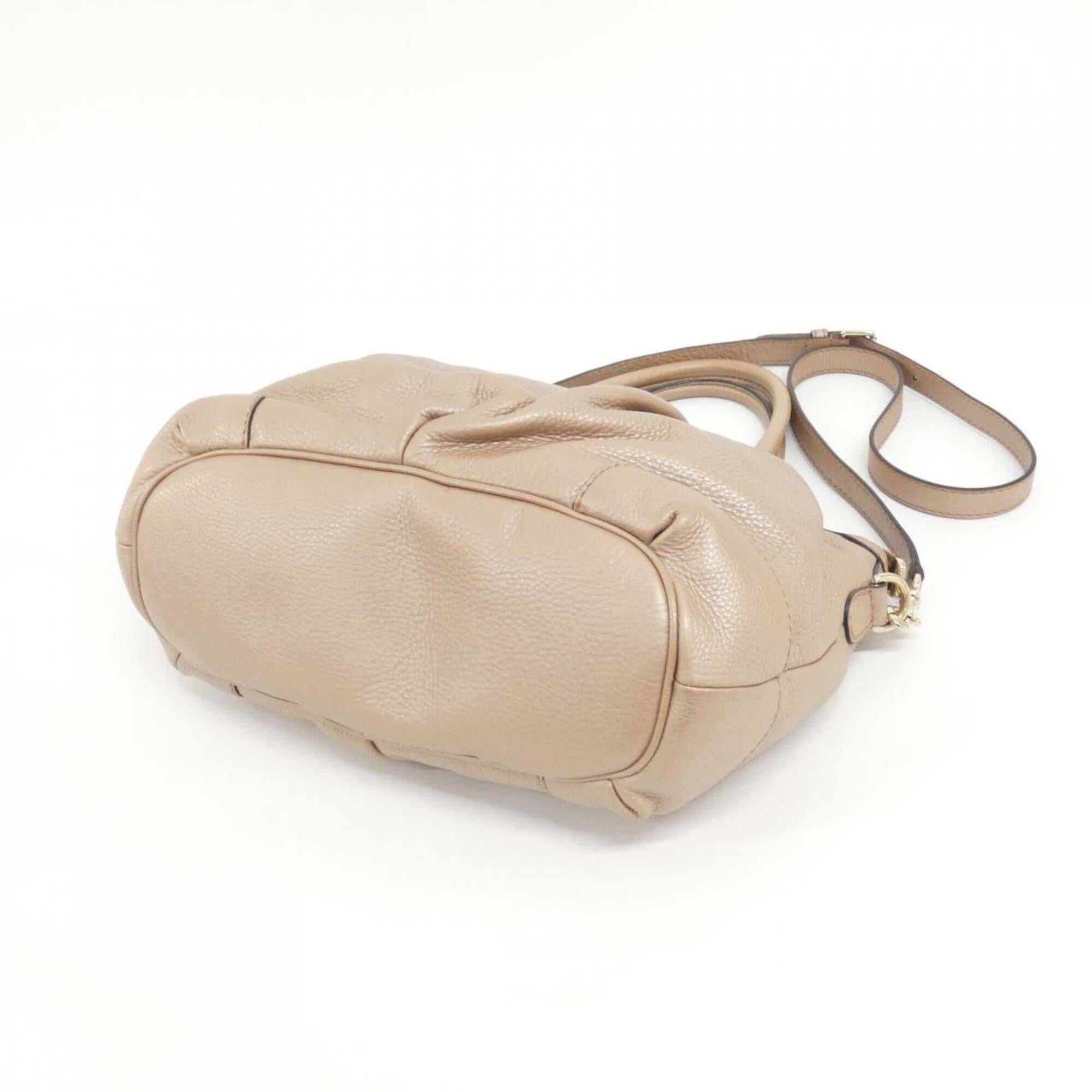 Gucci Metallic Pink Leather Handbag (Pre-Owned)