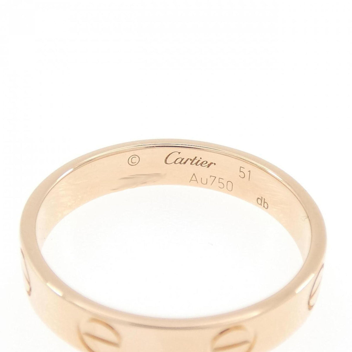 Cartier Pink Gold Pink Gold (18K) Band Ring (Pre-Owned)