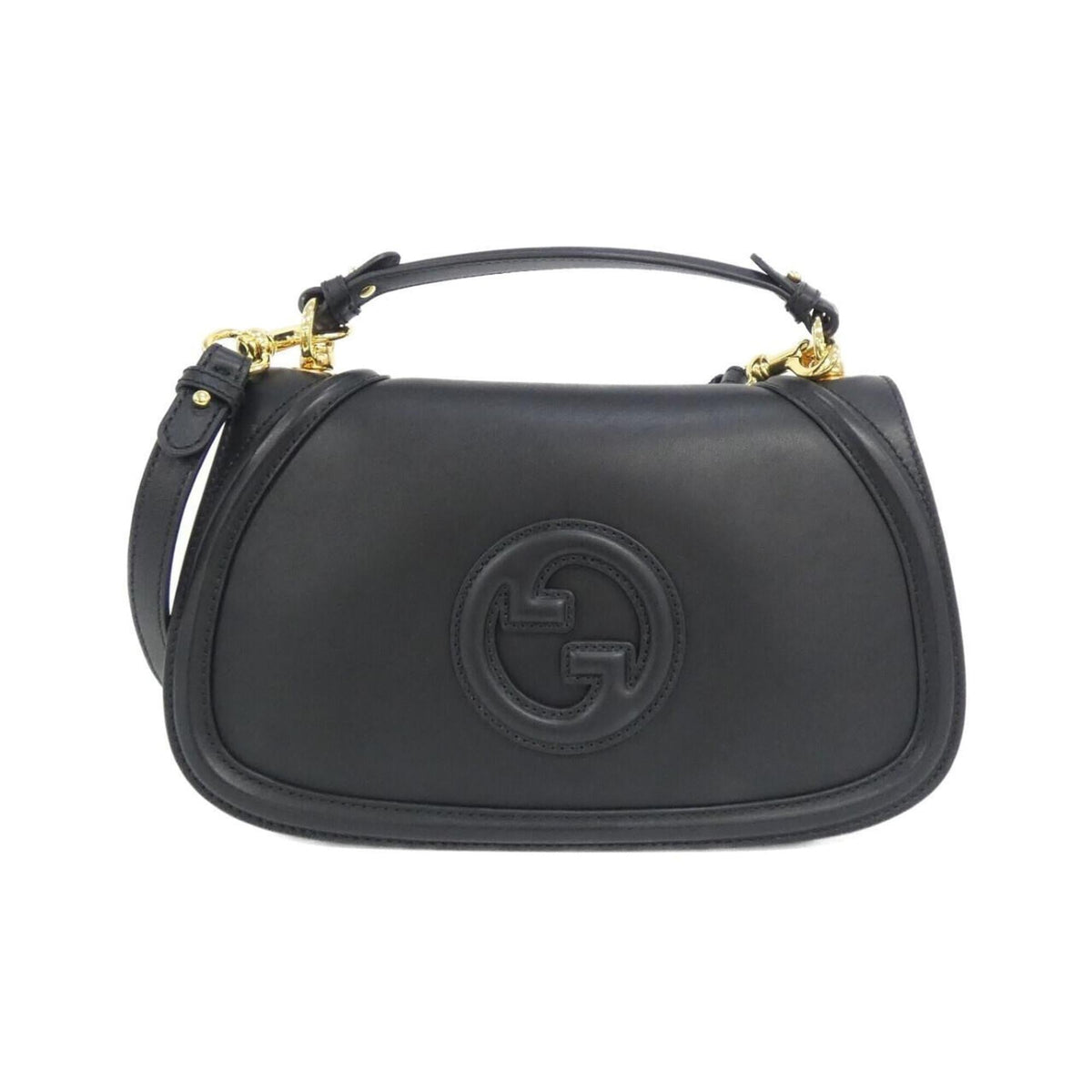 Gucci Black Leather Handbag (Pre-Owned)