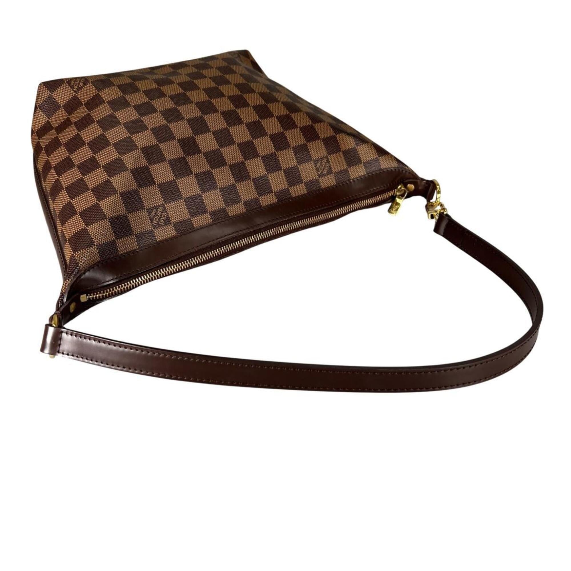 Louis Vuitton Damier Brown Damier Canvas Handbag (Pre-Owned)