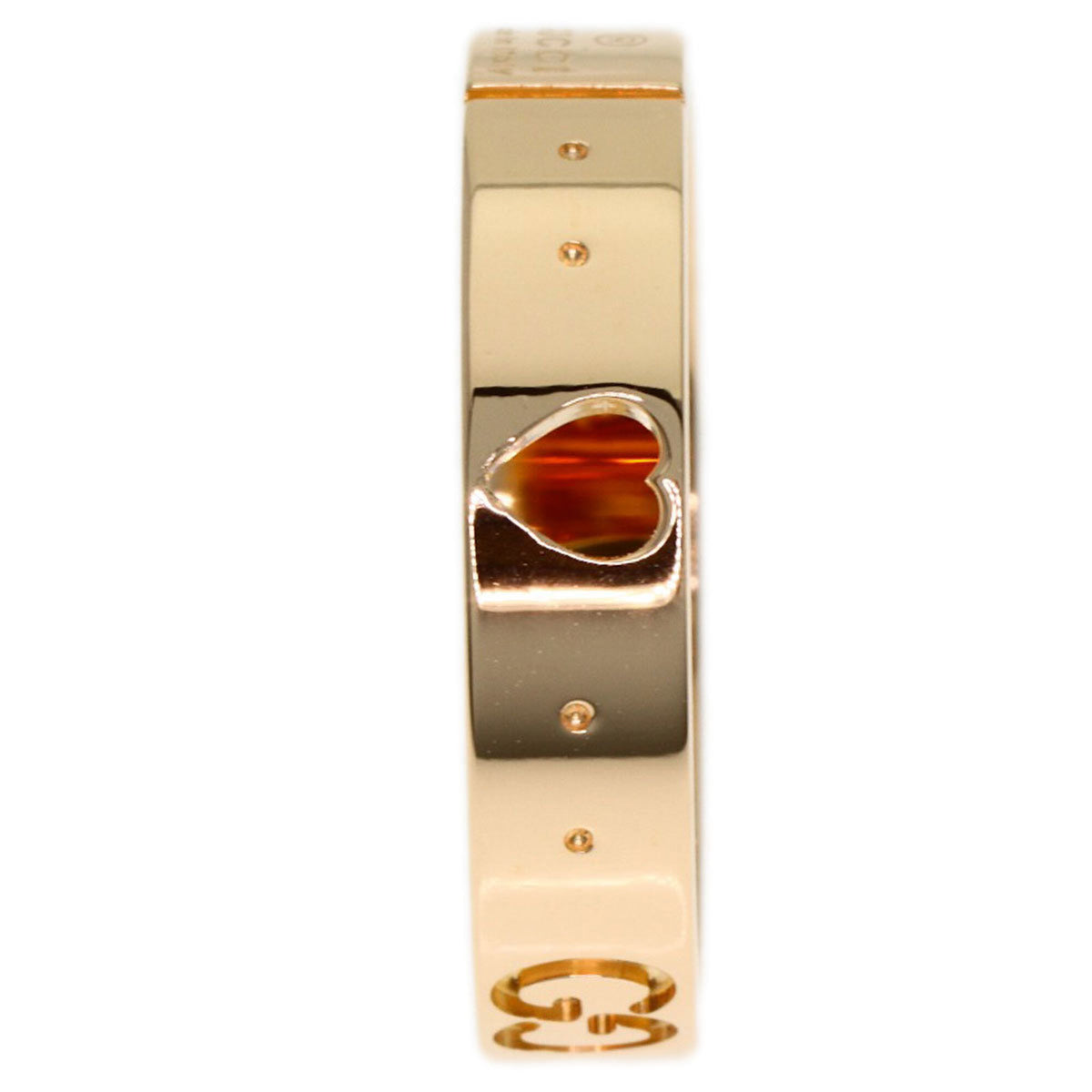 Gucci Icon Pink Gold (18K) Band Ring (Pre-Owned)