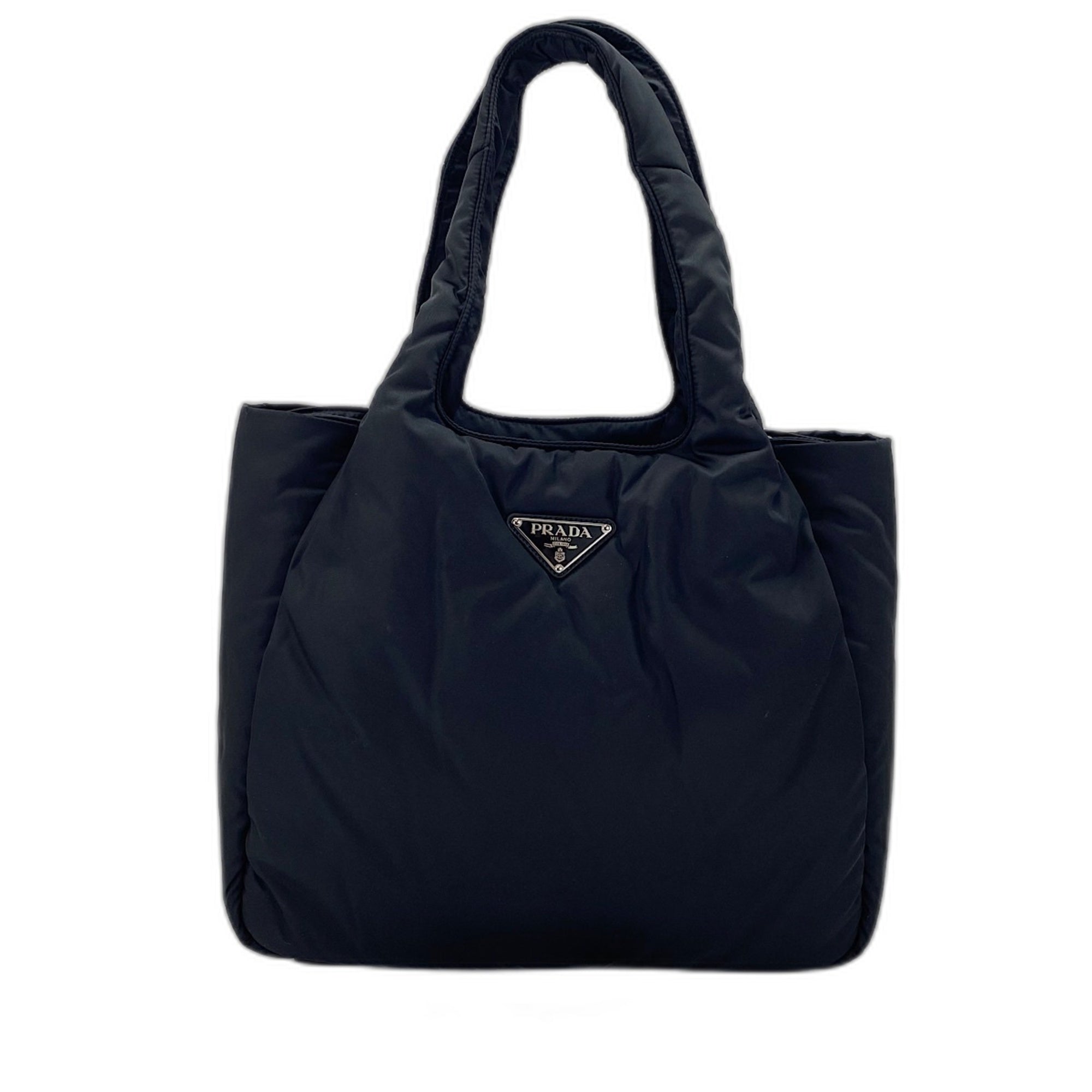 Prada Black Nylon Tote Bag (Pre-Owned)
