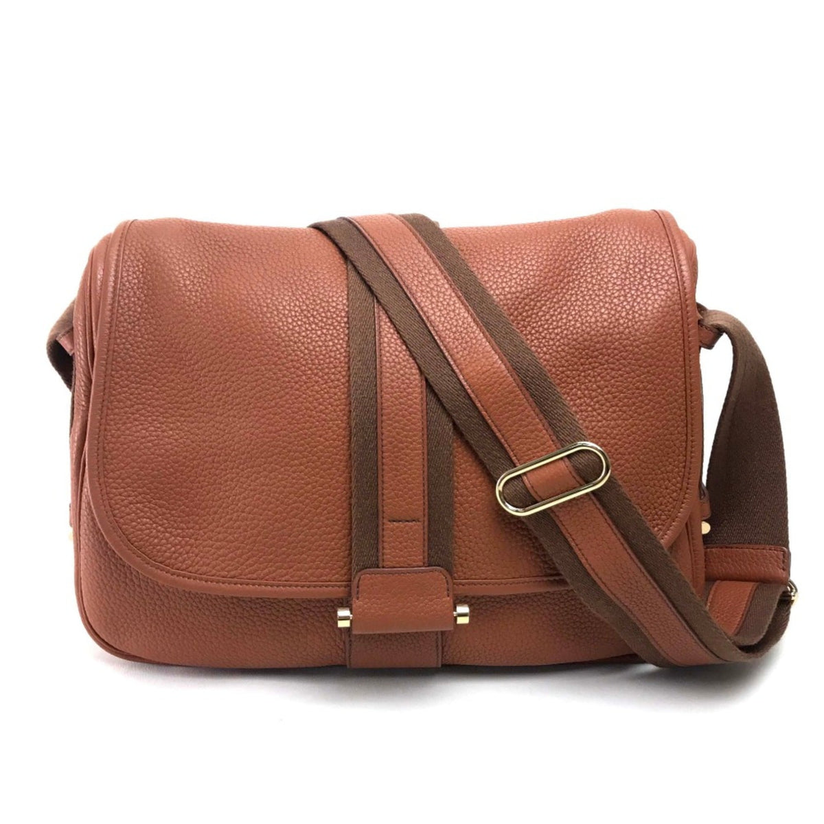 Hermes Brown Leather Shoulder Bag (Pre-Owned)