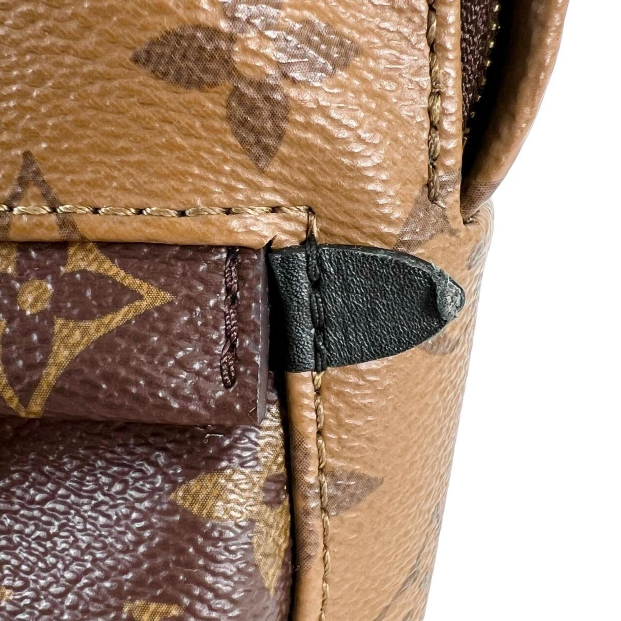 Louis Vuitton Brown Leather Backpack (Pre-Owned)