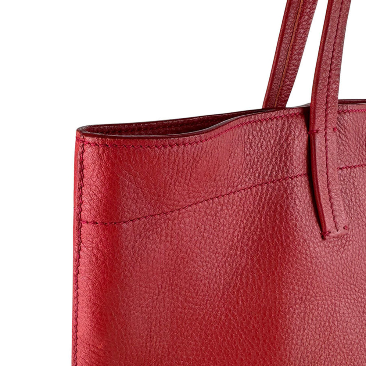 Miu Miu Red Color Leather Handbag (Pre-Owned)