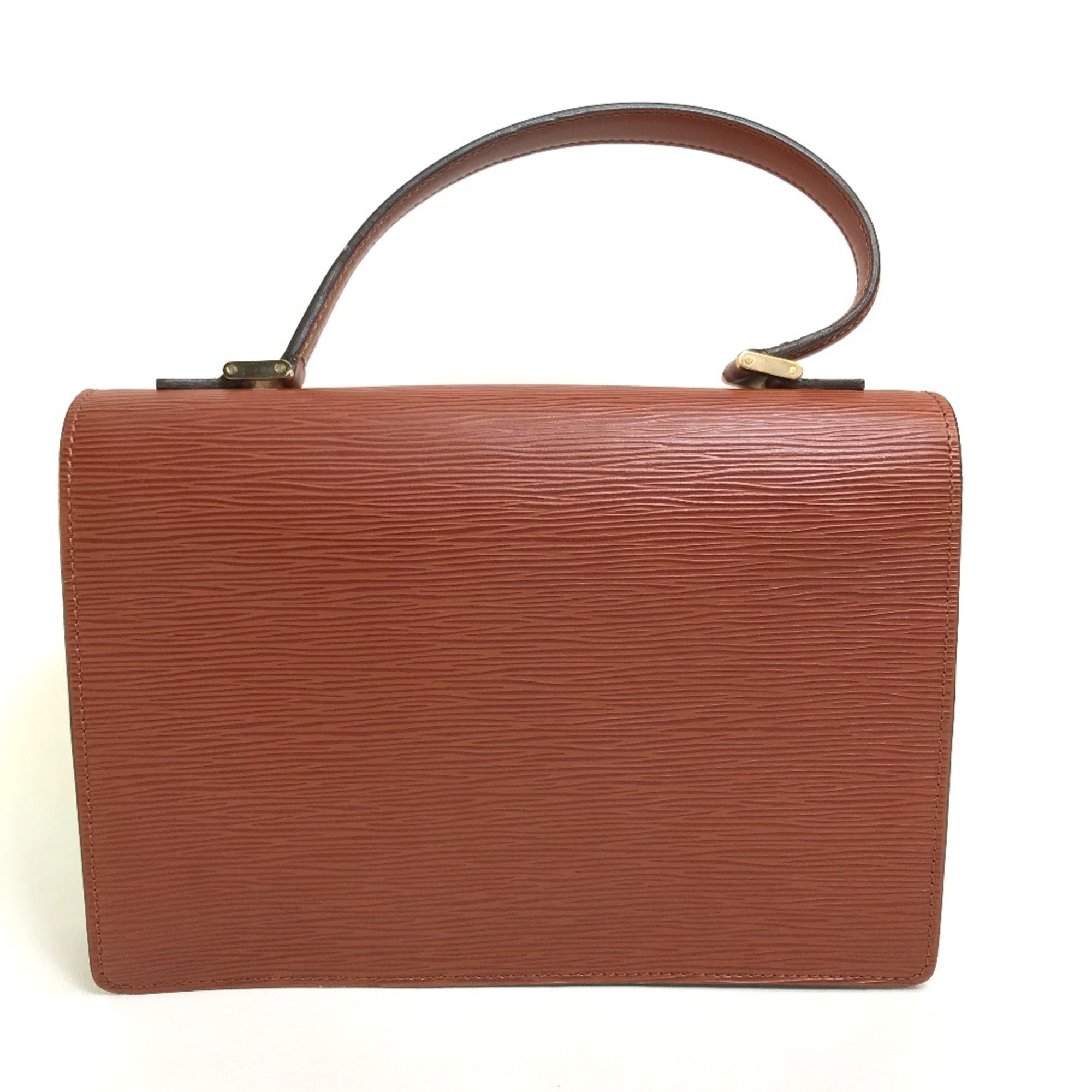 Louis Vuitton Brown Leather Handbag (Pre-Owned)