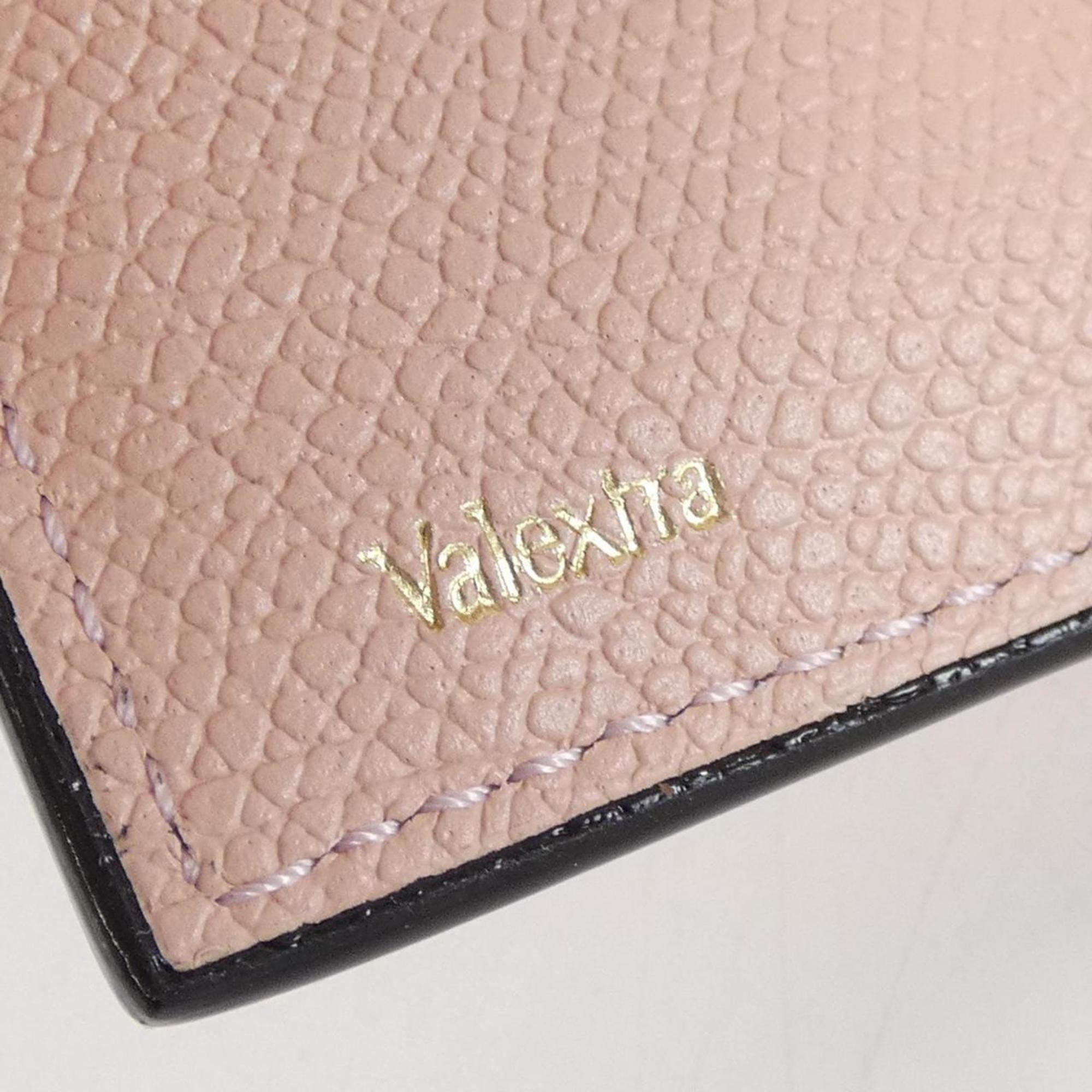 Valextra Pink Leather Wallet (Bi-Fold) (Pre-Owned)