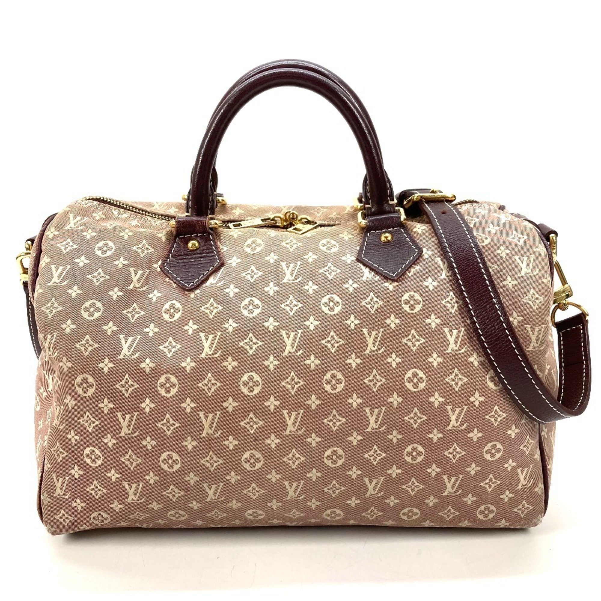 Louis Vuitton Monogram Idylle Brown Sepia Monogram Idylle Boston Bag Shoulder Bag (Pre-Owned)