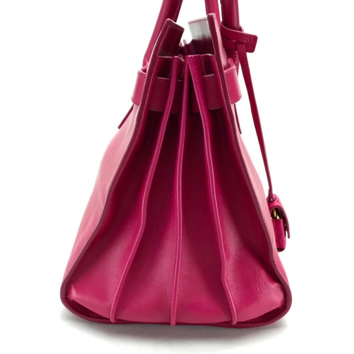 Saint Laurent Pink Leather Handbag Shoulder Bag (Pre-Owned)