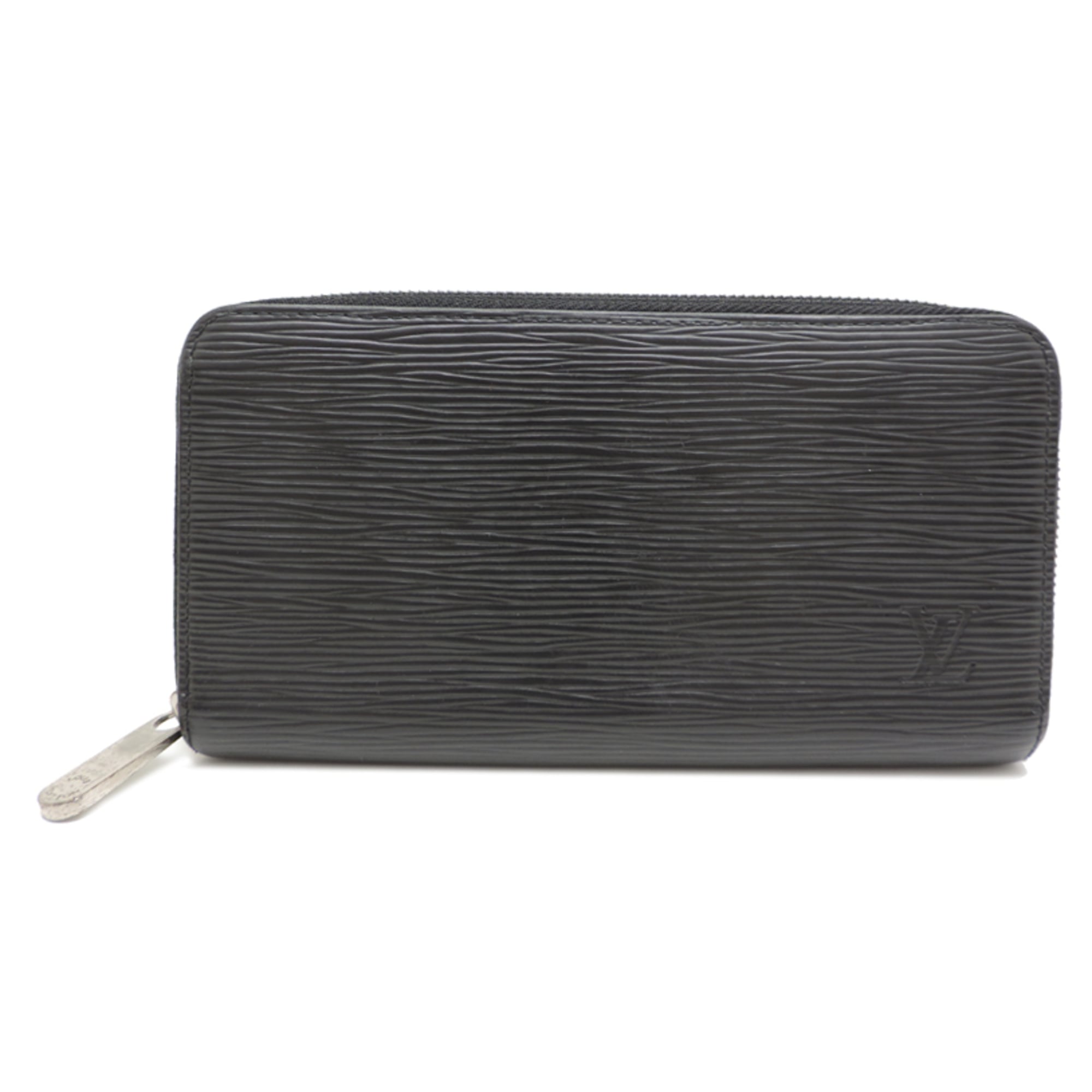 Louis Vuitton Black Noir Epi Leather Long Wallet (Bi-Fold) (Pre-Owned)