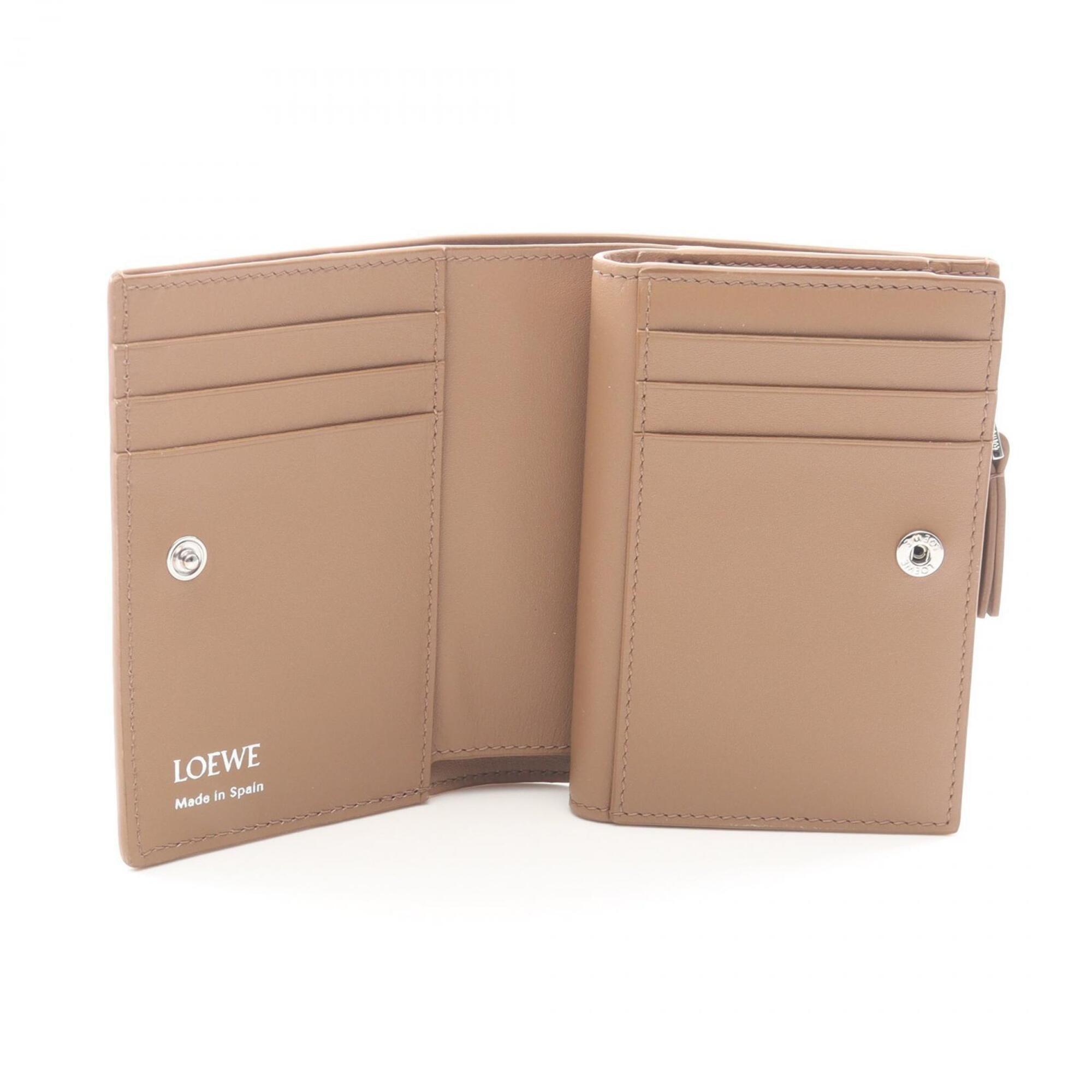 Loewe Brown Leather Wallet (Bi-Fold) (Pre-Owned)