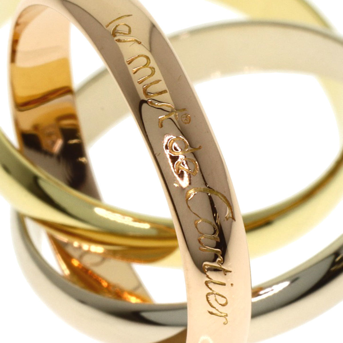 Cartier Yellow Gold (18K) Pink Gold (18K) White Gold (18K) Band Ring (Pre-Owned)