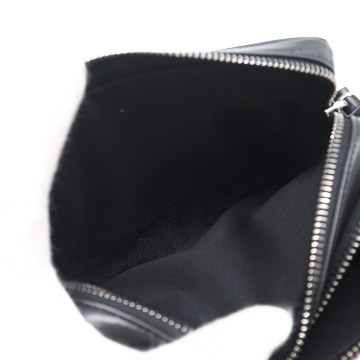 Christian Dior Black Gray Coated Canvas Leather Shoulder Bag (Pre-Owned)