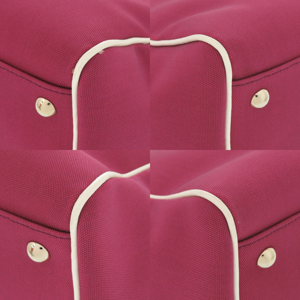 Gucci White Wine Canvas Tote Bag (Pre-Owned)