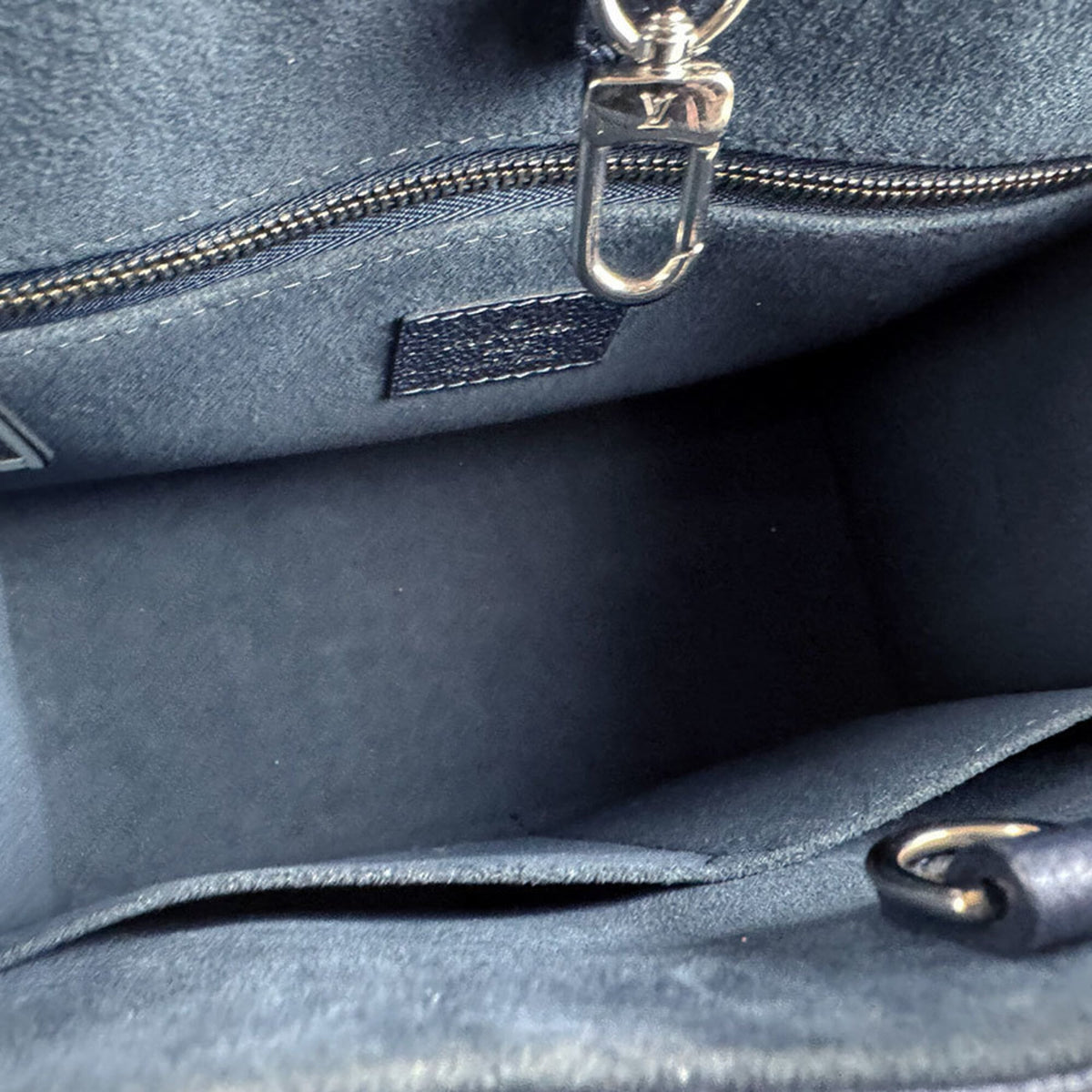 Louis Vuitton Metallic Blue Monogram Empreinte Handbag Shoulder Bag (Pre-Owned)