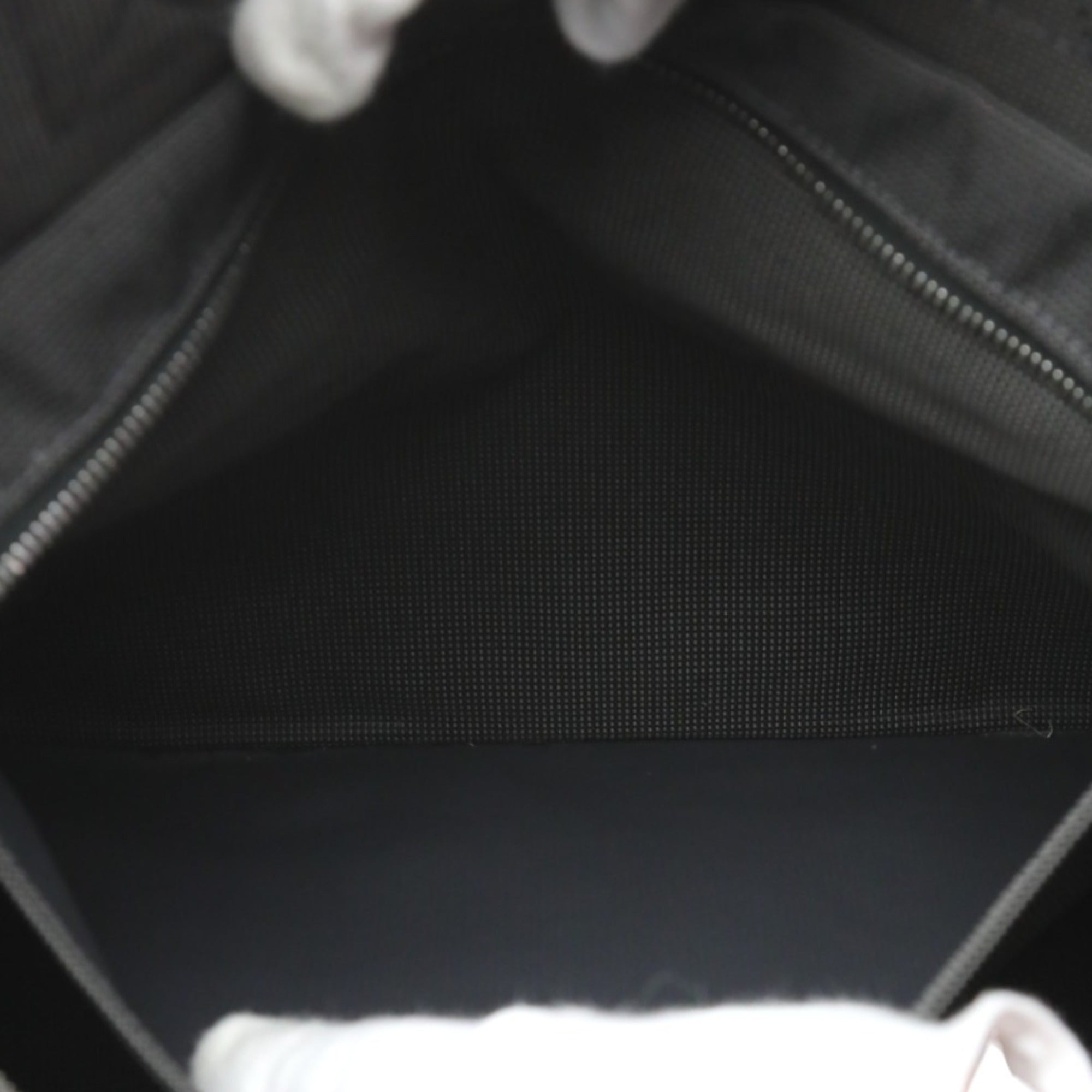 Hermes Her Line Gray Canvas Tote Bag (Pre-Owned)