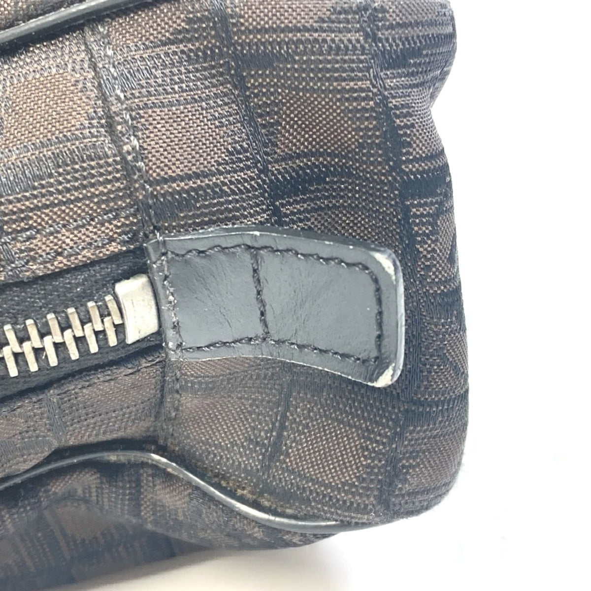 Chanel Brown Cloth Briefcase (Pre-Owned)