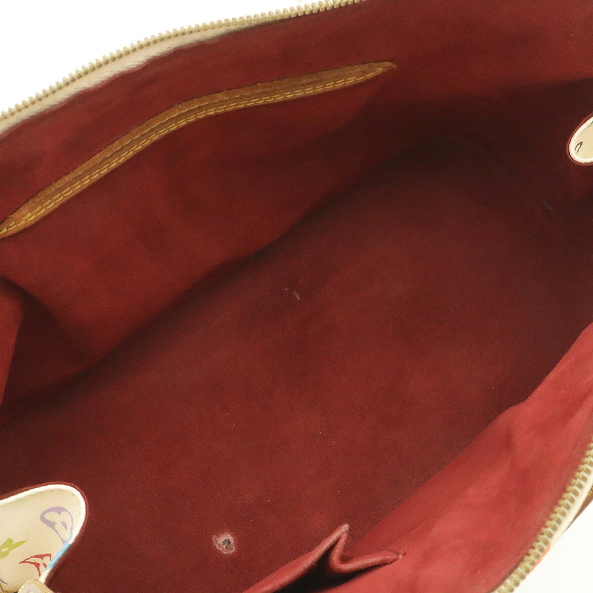 Louis Vuitton Blanc Multi-Color White Monogram Multicolore Canvas Handbag (Pre-Owned)
