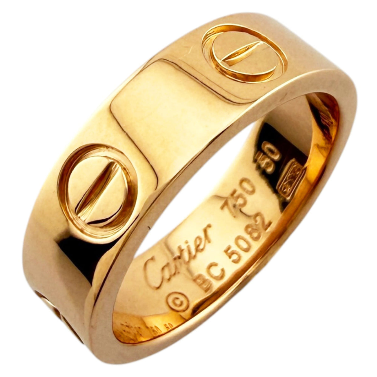Cartier Pink Gold Pink Gold (18K) Band Ring (Pre-Owned)