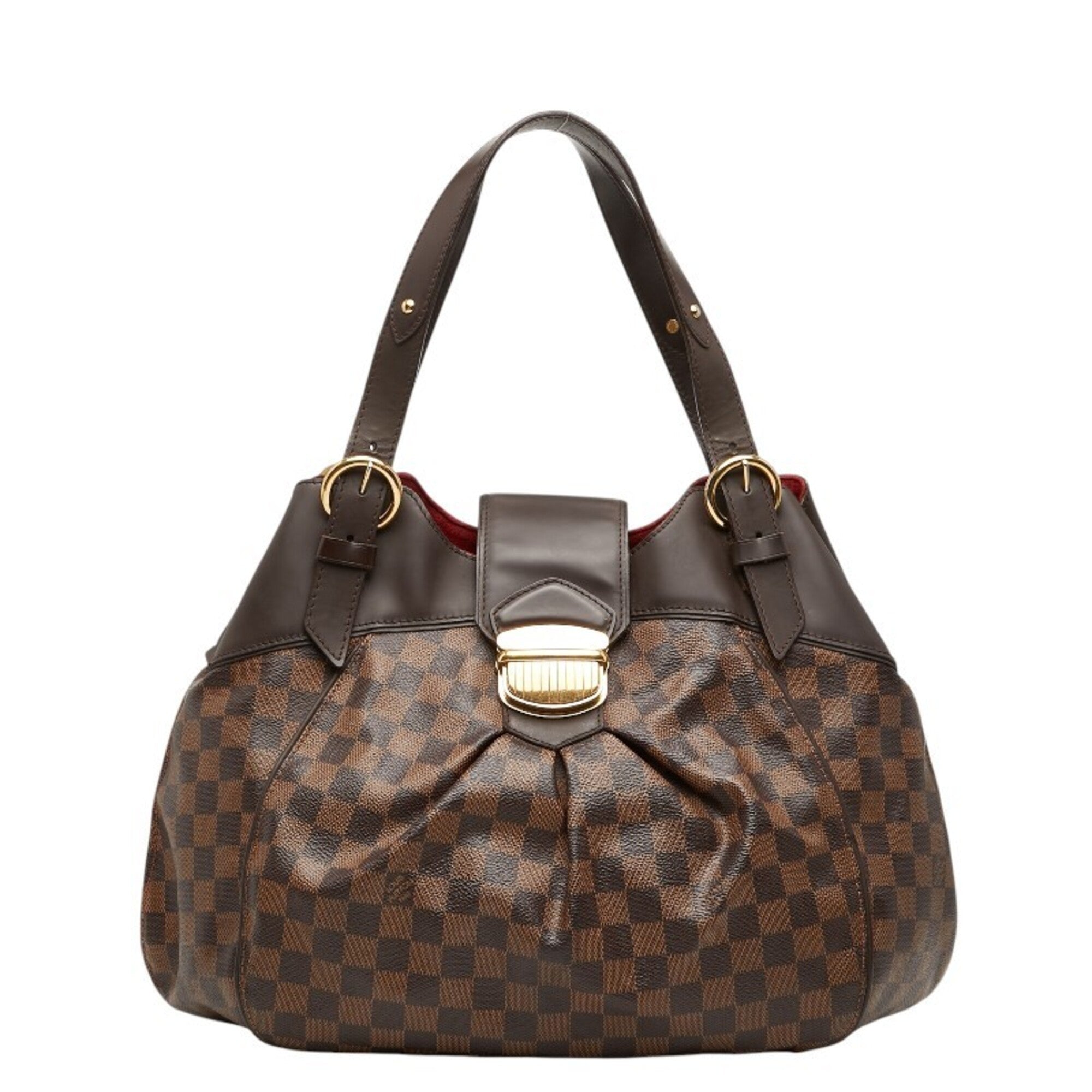 Louis Vuitton Brown Pvc Leather Handbag Tote Bag (Pre-Owned)
