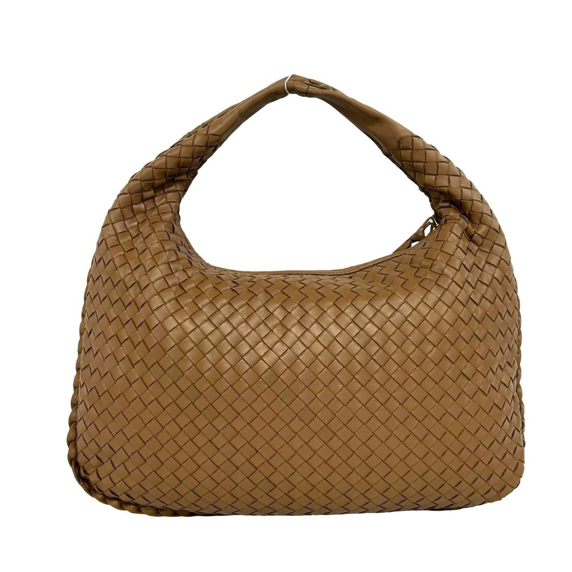 Bottega Veneta Brown Leather Handbag Tote Bag (Pre-Owned)