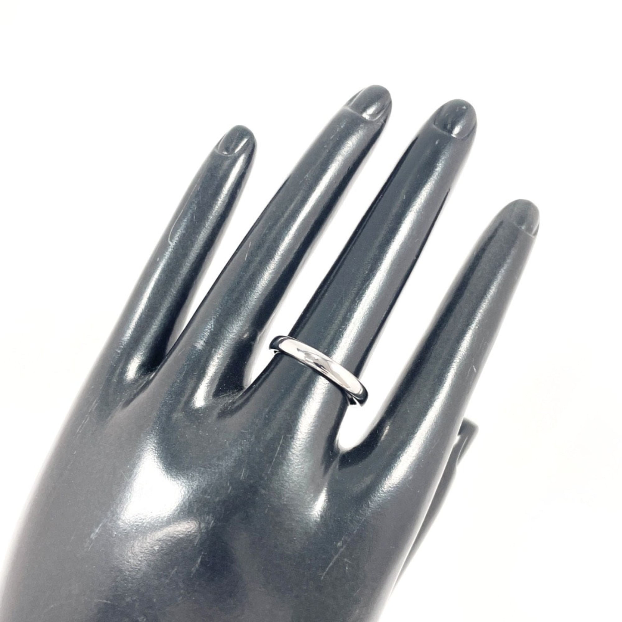 Tiffany Silver Platinum 950 Band Ring (Pre-Owned)
