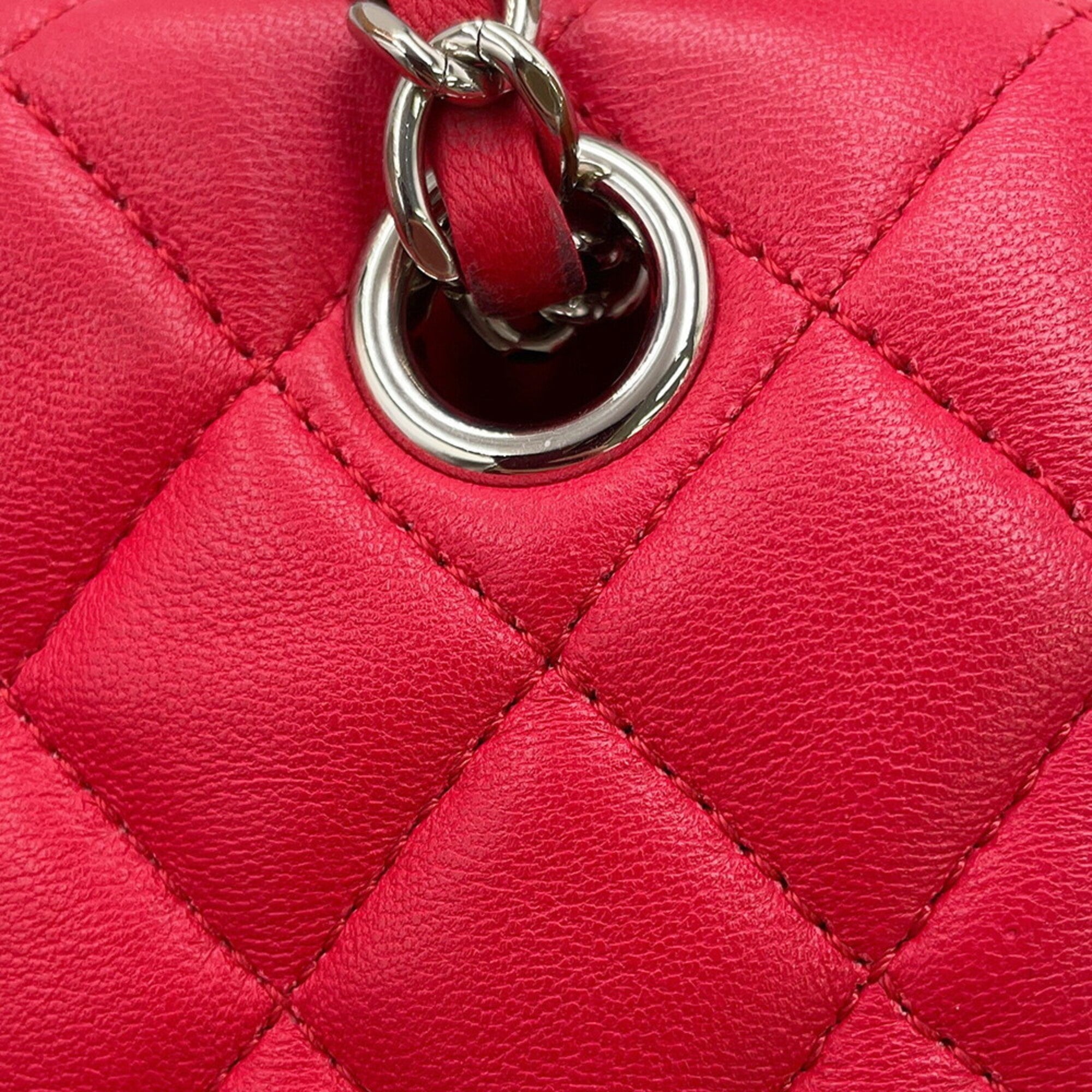 Chanel Red Color Backpack Handbag (Pre-Owned)
