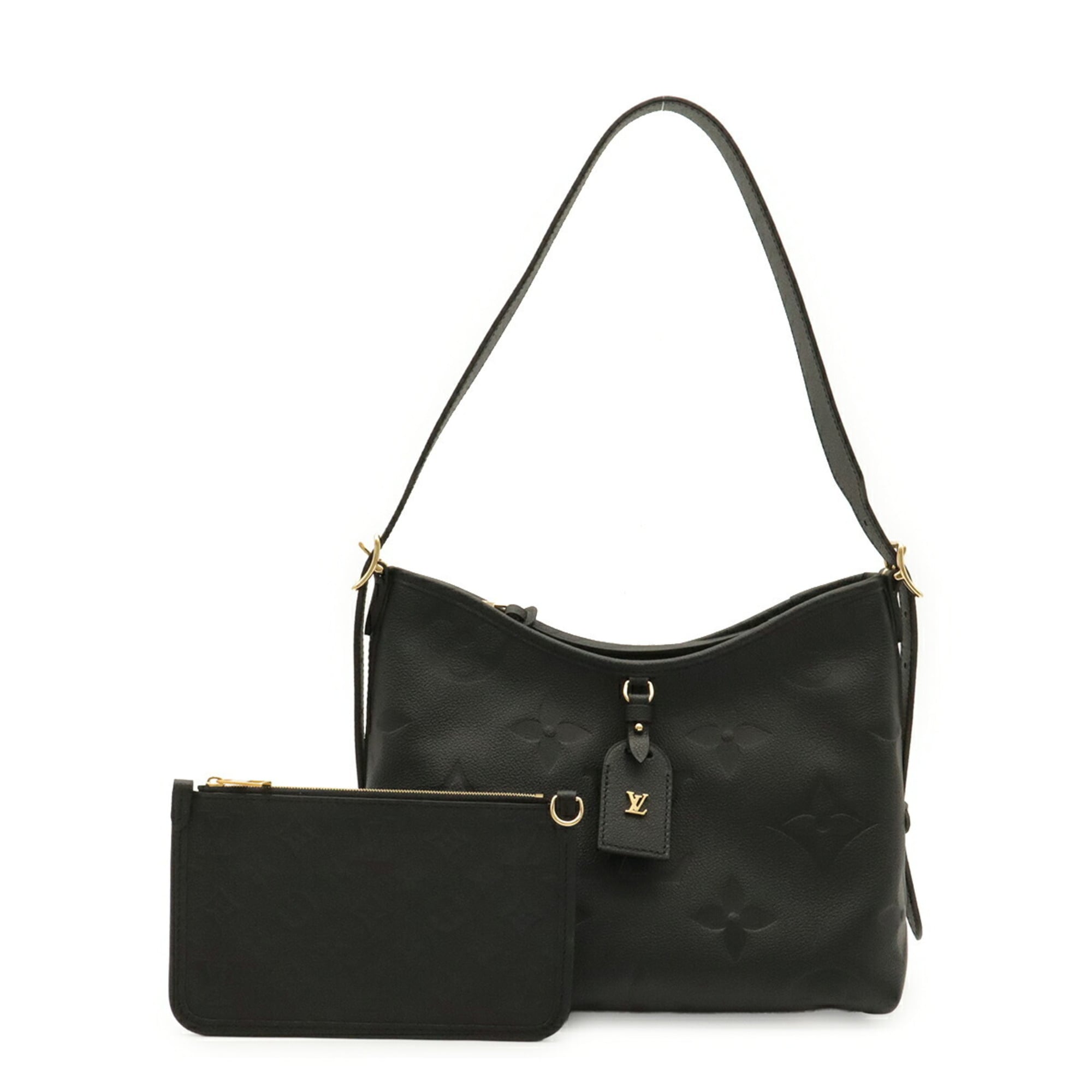 Louis Vuitton Black Noir Or Monogram Empreinte Pouch Shoulder Bag (Pre-Owned)